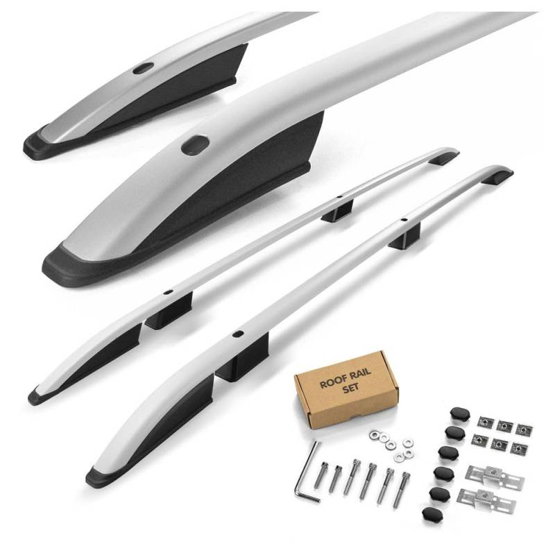 CHROMEMASTER | Dachreling Dachträger Kompatibel mit Citroen Spacetourer L2 Standard MITTEL 2016+; Zur Befestigung der Dachgepäckträger, Dachkörben, Dachboxen oder Dachfahrradträger | Aluminium von CHROMEMASTER
