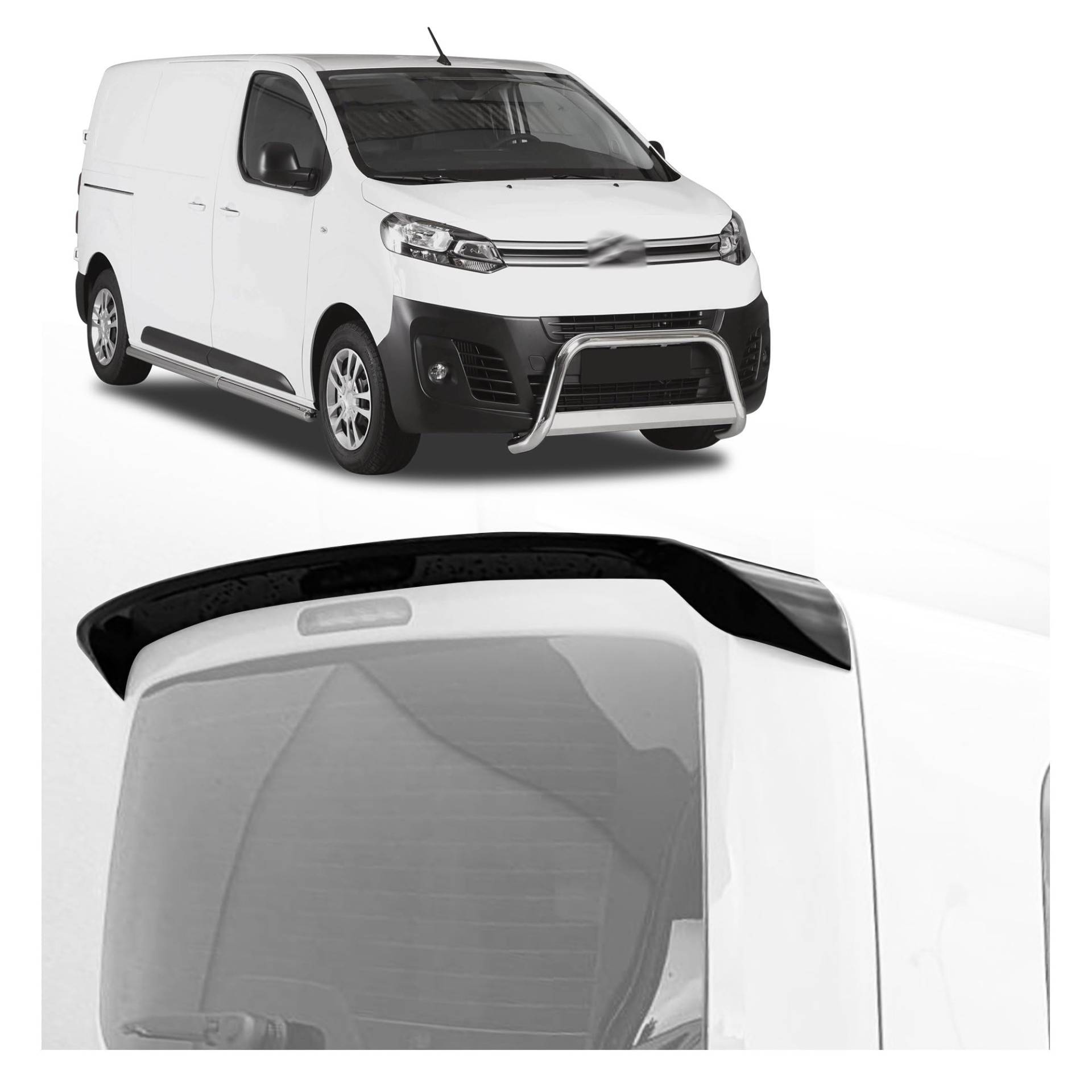 CHROMEMASTER | Dachspoiler Heckspoiler Kompatibel mit Citroen Jumpy 2016+; Auto Zubehör - Spoiler für Auto; Polyurethan; Zum Lackieren; Montagemethode: Klebstoff | Optisches Autotuning CHROMEMASTER | Dachspoiler Heckspoiler Kompatibel mit Citroen Jumpy 2016+; Auto Zubehör - Spoiler für Auto; Polyurethan; Zum Lackieren; Montagemethode: Klebstoff | Optisches Autotuning von CHROMEMASTER
