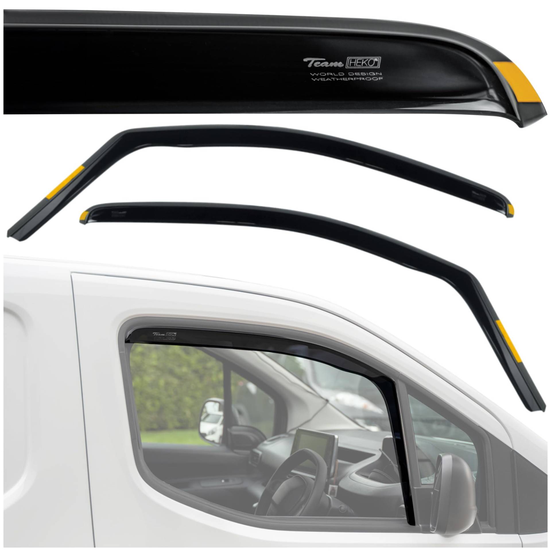CHROMEMASTER HEKO Kompatibel mit FIAT Scudo 2022+ Seitenscheiben-Windabweiser; Vorne; 2 STK.; Regenabweiser, Windabweiser, Getönt, Stromlinienförmig; Einfache Montage; Schutz vor Wind und Regen CHROMEMASTER HEKO Kompatibel mit FIAT Scudo 2022+ Seitenscheiben-Windabweiser; Vorne; 2 STK.; Regenabweiser, Windabweiser, Getönt, Stromlinienförmig; Einfache Montage; Schutz vor Wind und Regen von CHROMEMASTER
