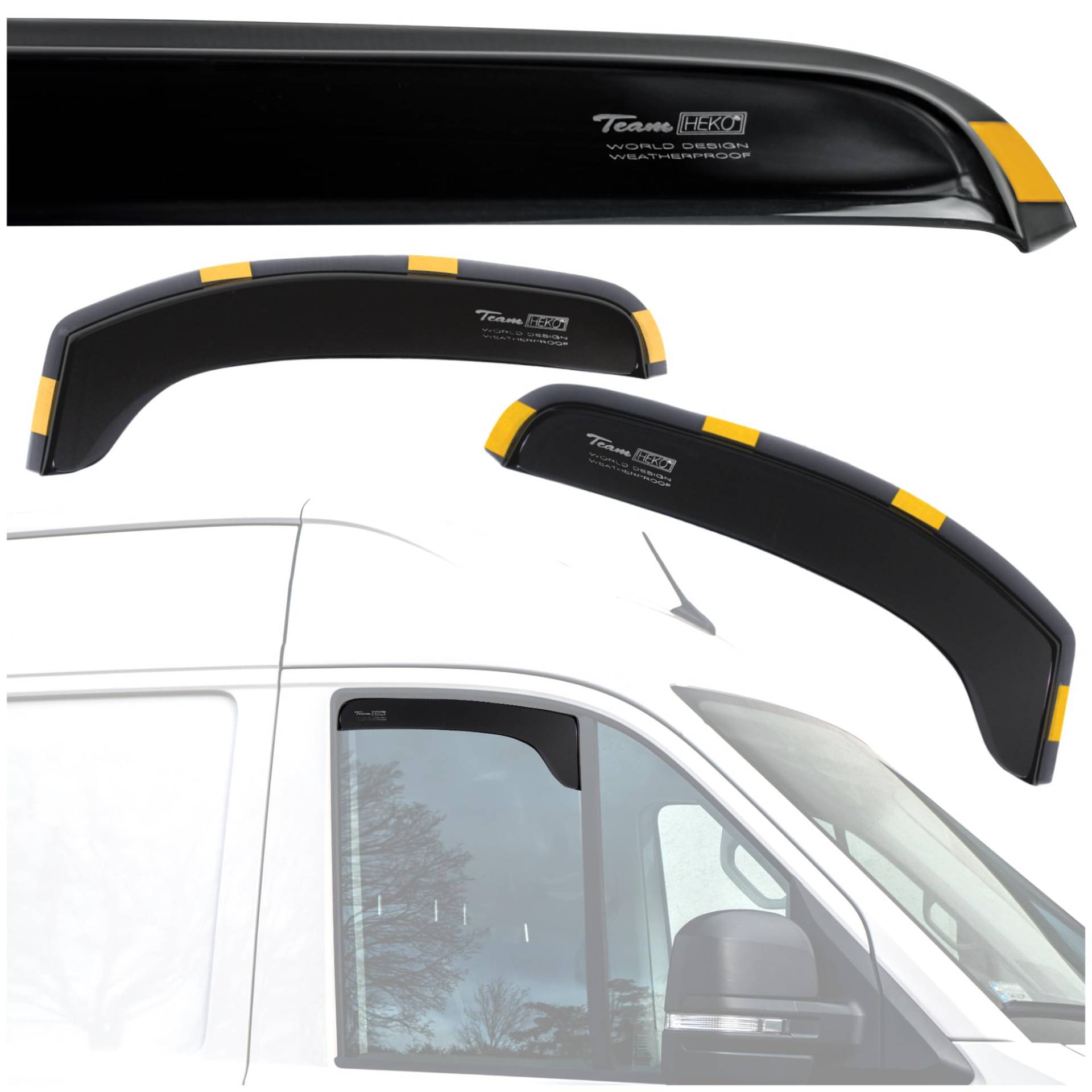 CHROMEMASTER HEKO Kompatibel mit FIAT Talento 2016+ Seitenscheiben-Windabweiser; Vorne; 2 STK.; Regenabweiser, Windabweiser, Getönt, Stromlinienförmig; Einfache Montage; Schutz vor Wind und Regen CHROMEMASTER HEKO Kompatibel mit FIAT Talento 2016+ Seitenscheiben-Windabweiser; Vorne; 2 STK.; Regenabweiser, Windabweiser, Getönt, Stromlinienförmig; Einfache Montage; Schutz vor Wind und Regen von CHROMEMASTER