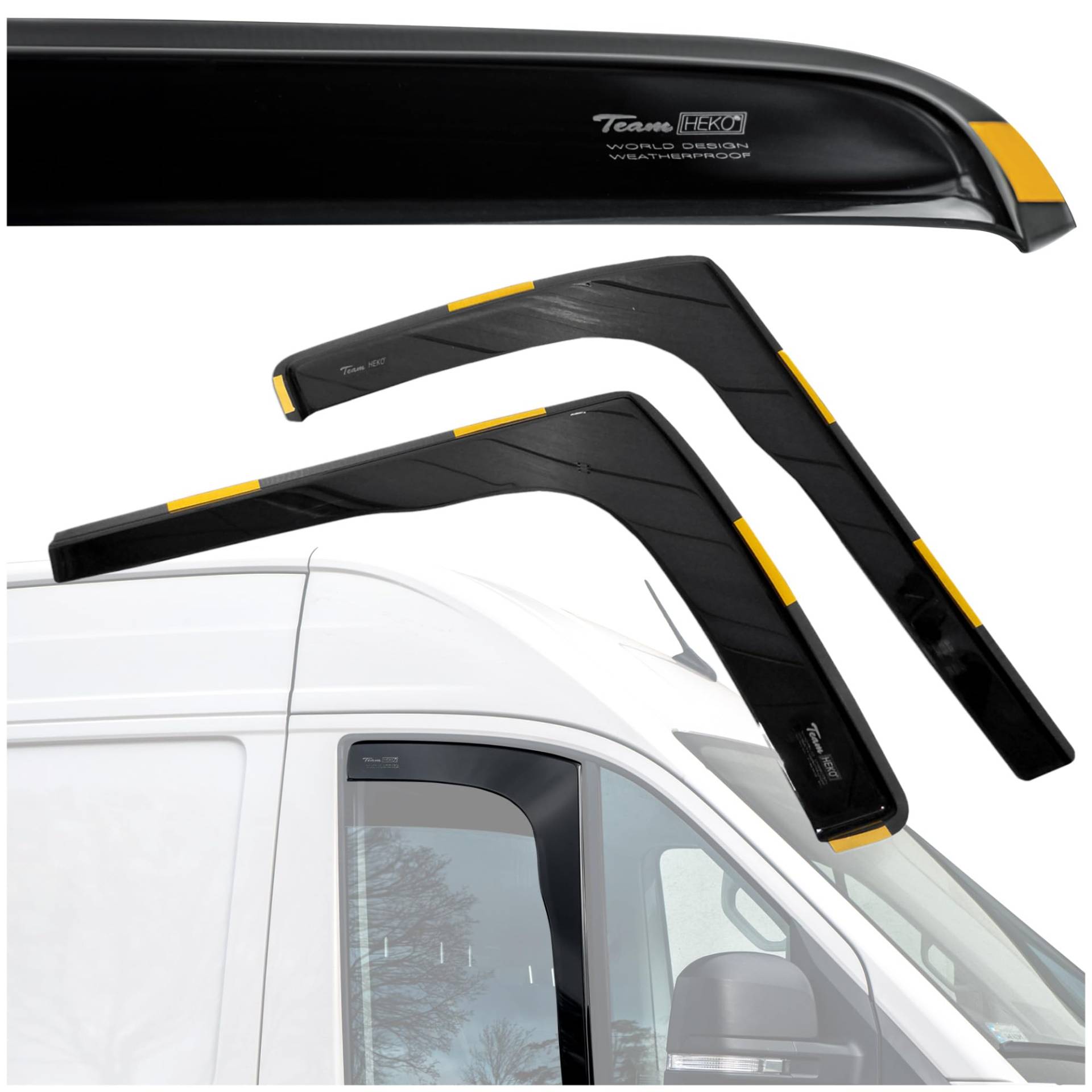 CHROMEMASTER HEKO Kompatibel mit FIAT Talento 2016+ Seitenscheiben-Windabweiser; Vorne; 2 STK.; Regenabweiser, Windabweiser, Getönt, Stromlinienförmig; Einfache Montage; Schutz vor Wind und Regen CHROMEMASTER HEKO Kompatibel mit FIAT Talento 2016+ Seitenscheiben-Windabweiser; Vorne; 2 STK.; Regenabweiser, Windabweiser, Getönt, Stromlinienförmig; Einfache Montage; Schutz vor Wind und Regen von CHROMEMASTER