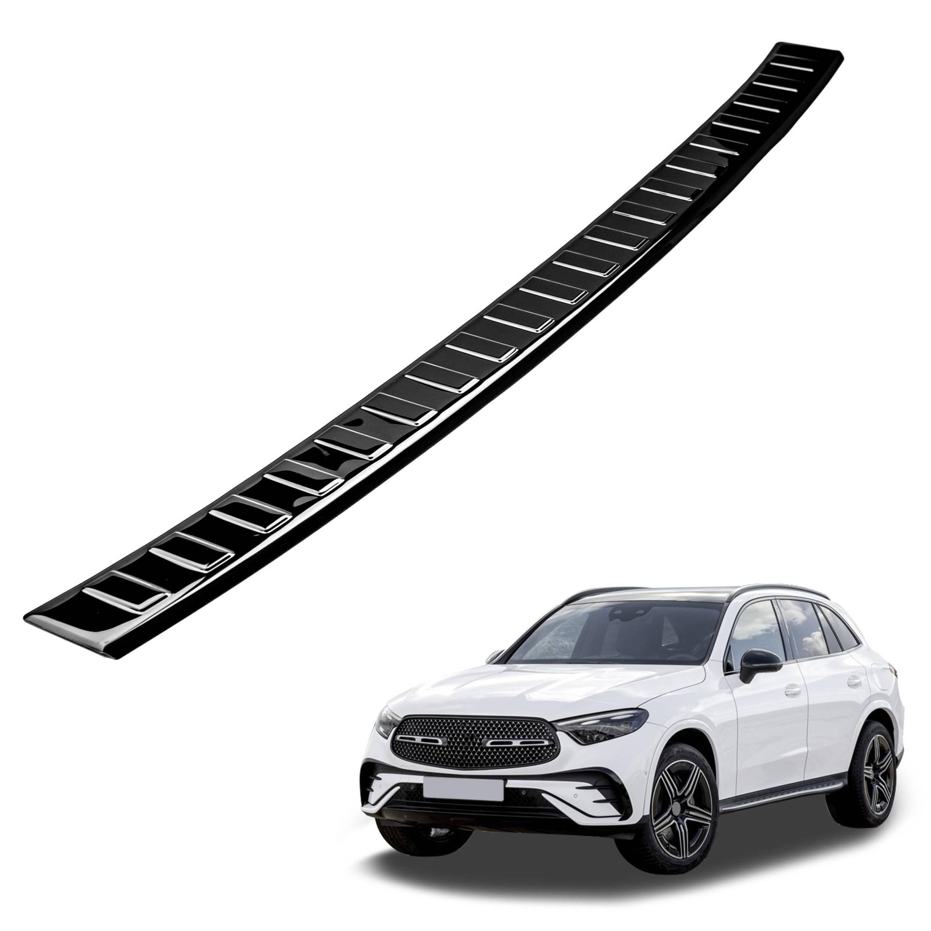 CHROMEMASTER | Kompatibel mit Mercedes GLC X254 2022+ | Ladekantenschutz Stoßstangenschutz | Edelstahl/Dunkles Chrom | Lackschutzleiste Sichert den Heckstoßfänger vor Kratzern CHROMEMASTER | Kompatibel mit Mercedes GLC X254 2022+ | Ladekantenschutz Stoßstangenschutz | Edelstahl/Dunkles Chrom | Lackschutzleiste Sichert den Heckstoßfänger vor Kratzern von CHROMEMASTER