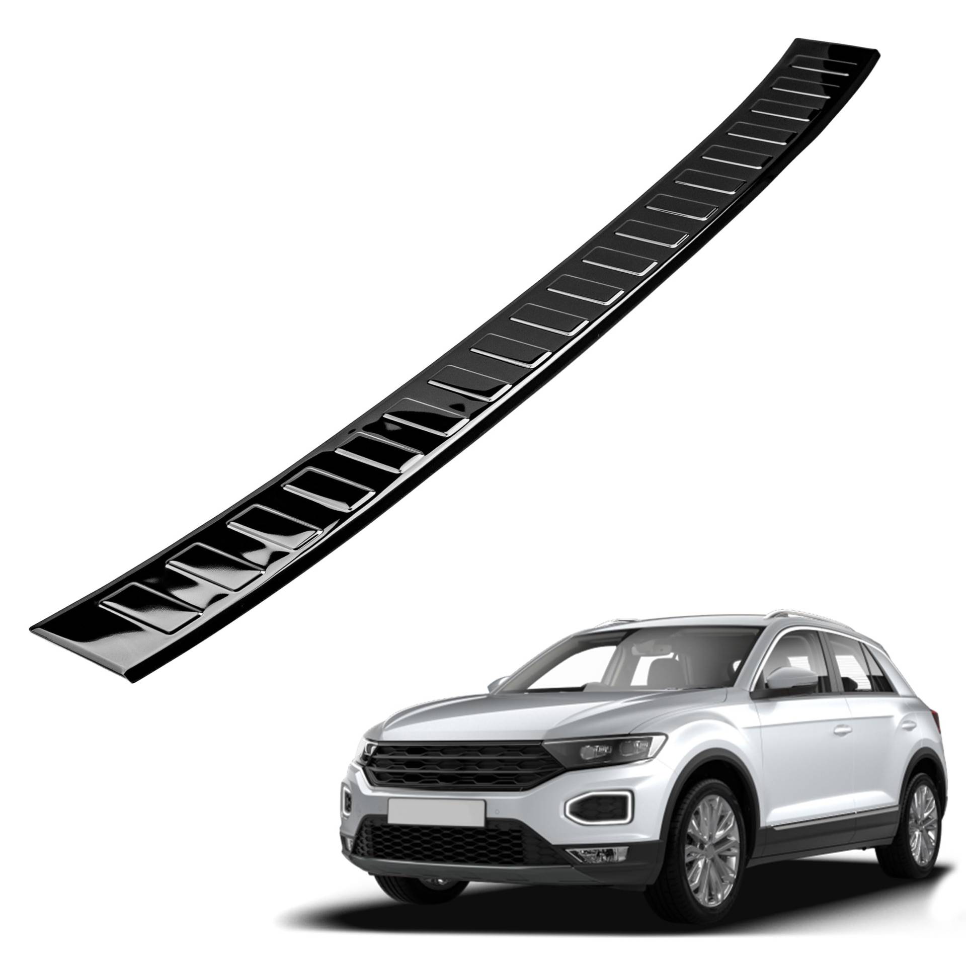 CHROMEMASTER | Kompatibel mit VW Volkswagen T-ROC 2017+ | Ladekantenschutz Stoßstangenschutz | Edelstahl/Dunkles Chrom | Lackschutzleiste Sichert den Heckstoßfänger vor Kratzern CHROMEMASTER | Kompatibel mit VW Volkswagen T-ROC 2017+ | Ladekantenschutz Stoßstangenschutz | Edelstahl/Dunkles Chrom | Lackschutzleiste Sichert den Heckstoßfänger vor Kratzern von CHROMEMASTER
