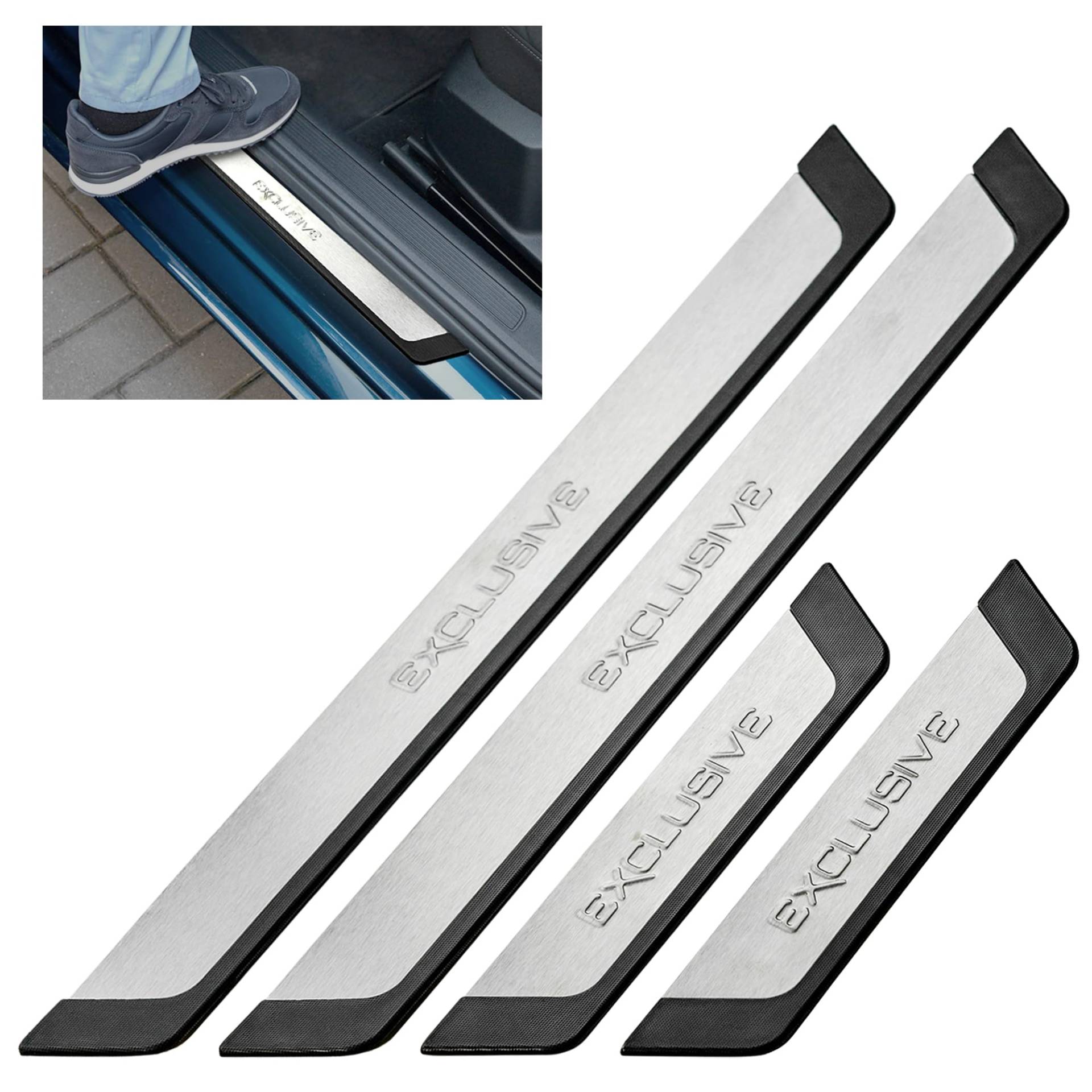 CHROMEMASTER - Kompatibel mit Volkswagen VW Tiguan I 2007-2011 | Einstiegsleisten | Schutzleisten aus Edelstahl und Kunststoff | Schützen Türschwellen und den Lack Deines Autos vor Beschädigung CHROMEMASTER - Kompatibel mit Volkswagen VW Tiguan I 2007-2011 | Einstiegsleisten | Schutzleisten aus Edelstahl und Kunststoff | Schützen Türschwellen und den Lack Deines Autos vor Beschädigung von CHROMEMASTER