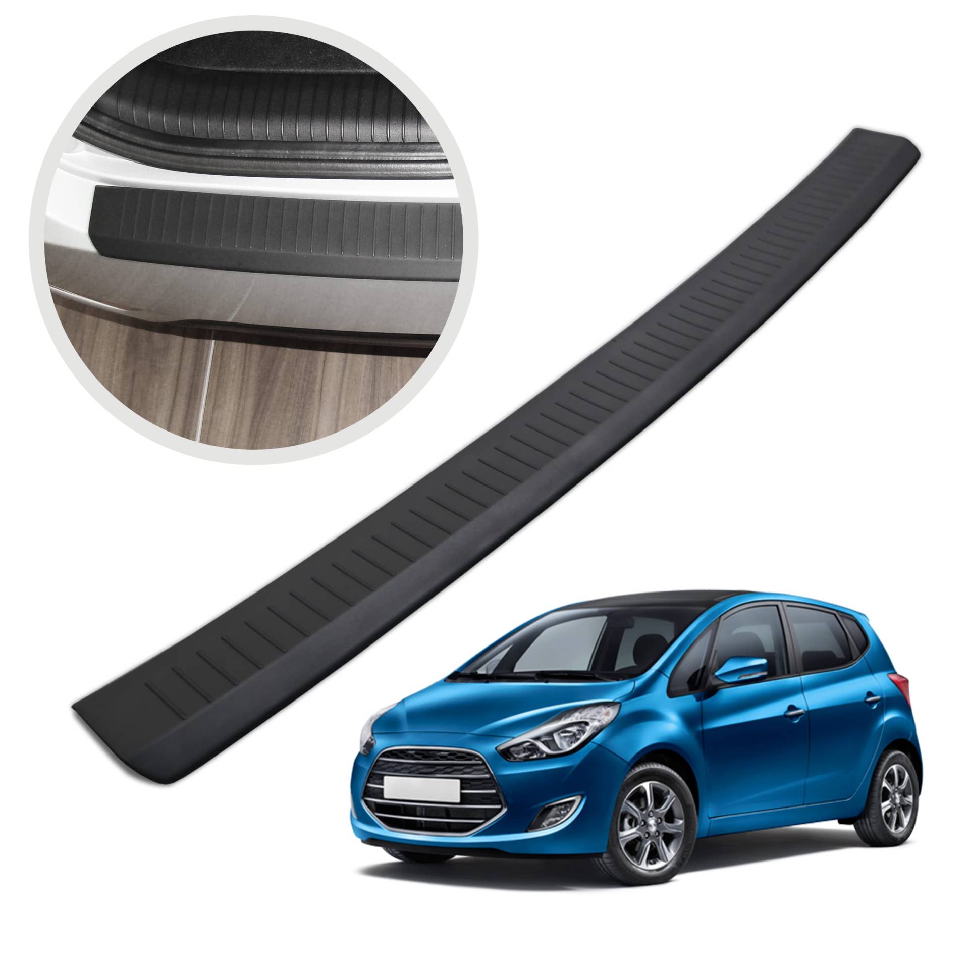 CHROMEMASTER | Ladekantenschutz Stoßstangenschutz | Kompatibel mit Hyundai ix20 2010- ; Kunststoff Matt-schwarz; Unsere Lackschutzleiste Sichert den Heckstoßfänger vor Kratzern Und Beschädigung ab CHROMEMASTER | Ladekantenschutz Stoßstangenschutz | Kompatibel mit Hyundai ix20 2010- ; Kunststoff Matt-schwarz; Unsere Lackschutzleiste Sichert den Heckstoßfänger vor Kratzern Und Beschädigung ab von CHROMEMASTER