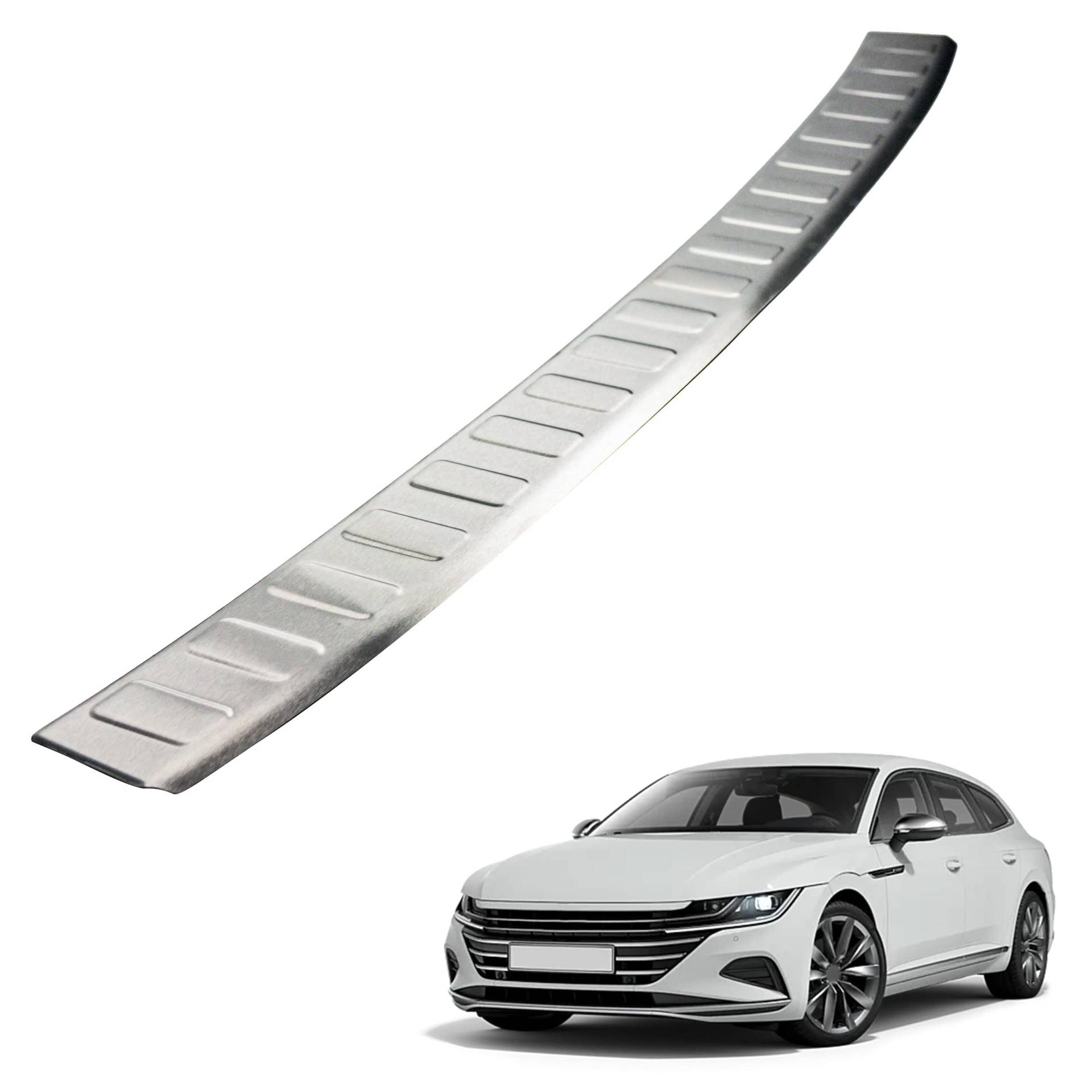 CHROMEMASTER | Ladekantenschutz Stoßstangenschutz | Kompatibel mit VW Arteon Shooting Brake ab Bj. 2019 | Gebürsteter Edelstahl, Silber matt | Lackschutzleiste Sichert den Heckstoßfänger vor Kratzern CHROMEMASTER | Ladekantenschutz Stoßstangenschutz | Kompatibel mit VW Arteon Shooting Brake ab Bj. 2019 | Gebürsteter Edelstahl, Silber matt | Lackschutzleiste Sichert den Heckstoßfänger vor Kratzern von CHROMEMASTER