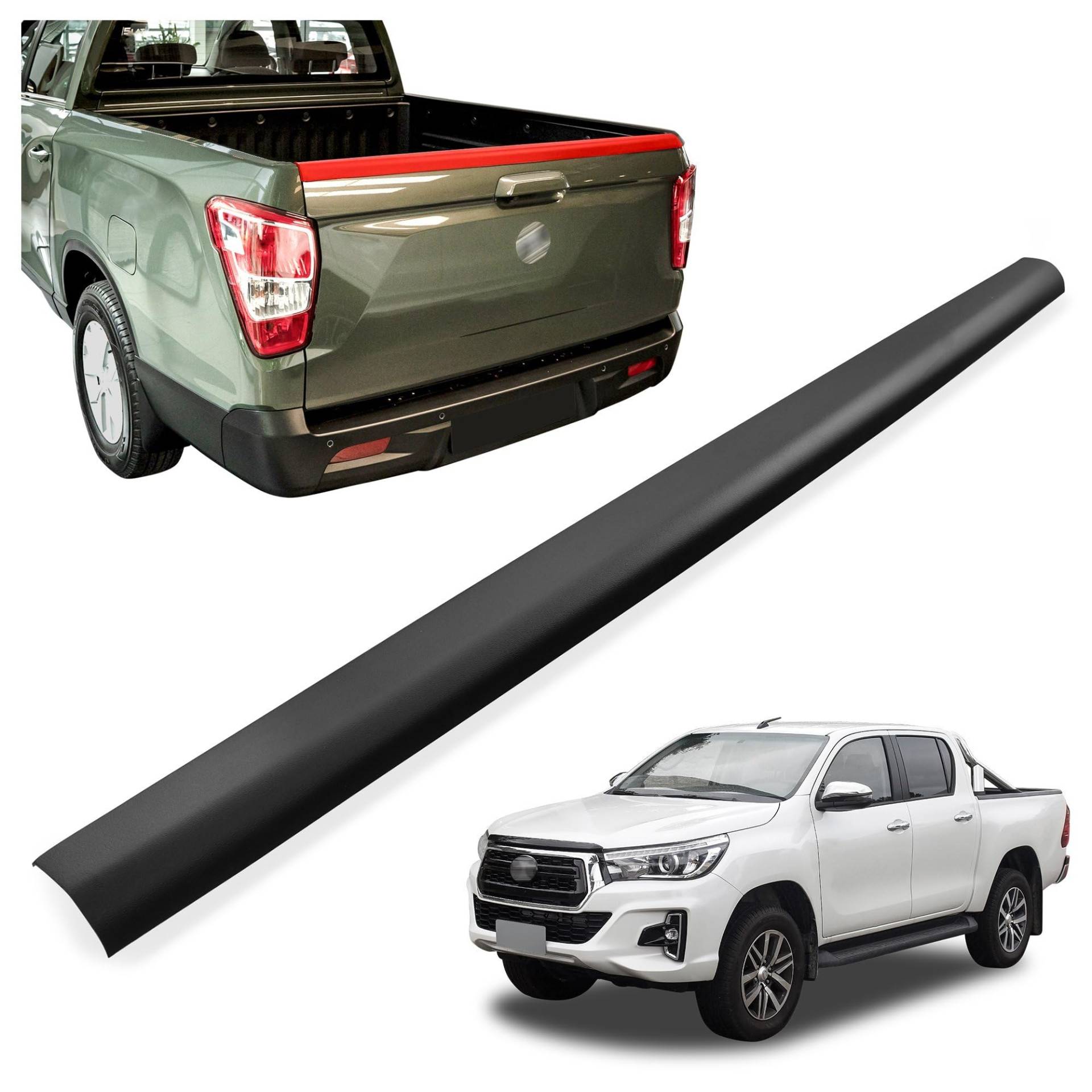 CHROMEMASTER Rantabdeckung für Pick-up Ladefläche Kompatibel mit Toyota Hilux PRE-FL 2016-2020 | Robuste Schutzleiste für die Ladekante; Ladekantenschutz, Kratzschutz und Kantenschutz; Kunststoff CHROMEMASTER Rantabdeckung für Pick-up Ladefläche Kompatibel mit Toyota Hilux PRE-FL 2016-2020 | Robuste Schutzleiste für die Ladekante; Ladekantenschutz, Kratzschutz und Kantenschutz; Kunststoff von CHROMEMASTER