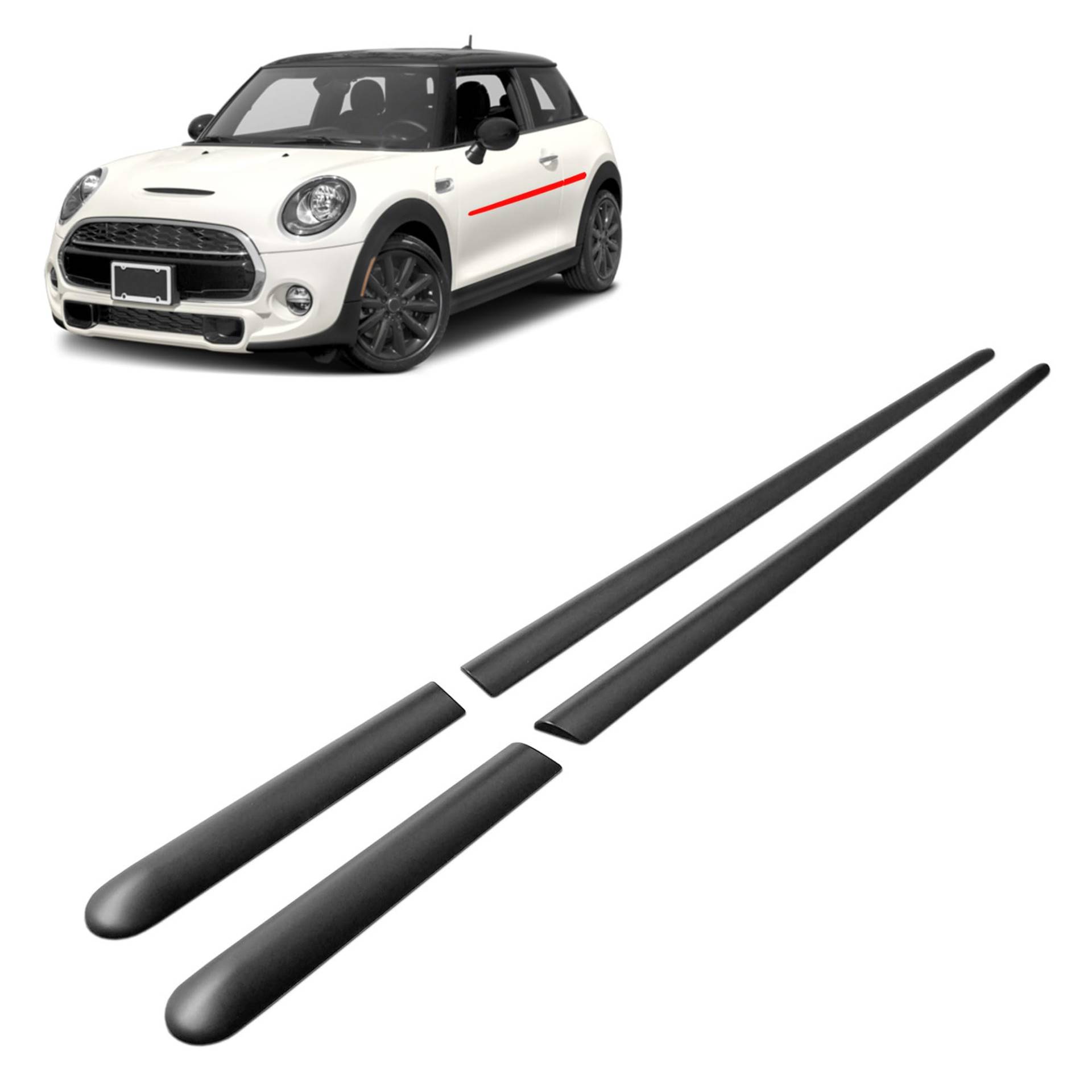 CHROMEMASTER | Schutzleisten für Autotüren Kompatibel mit Mini Cooper S Hatchback 2006-2013 | Kunststoff Dekorative Seitenleisten schützen Lack und Fahrzeugtüren vor Kratzer und Beschädigung CHROMEMASTER | Schutzleisten für Autotüren Kompatibel mit Mini Cooper S Hatchback 2006-2013 | Kunststoff Dekorative Seitenleisten schützen Lack und Fahrzeugtüren vor Kratzer und Beschädigung von CHROMEMASTER