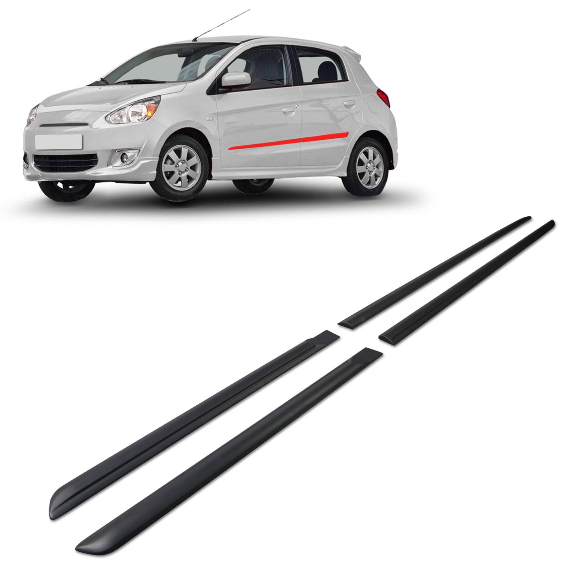 CHROMEMASTER | Schutzleisten für Autotüren Kompatibel mit Mitsubishi Space Star/Mirage Hatchback 2014-2019 | Kunststoff Dekorative Seitenleisten schützen Lack und Fahrzeugtüren vor Beschädigung CHROMEMASTER | Schutzleisten für Autotüren Kompatibel mit Mitsubishi Space Star/Mirage Hatchback 2014-2019 | Kunststoff Dekorative Seitenleisten schützen Lack und Fahrzeugtüren vor Beschädigung von CHROMEMASTER