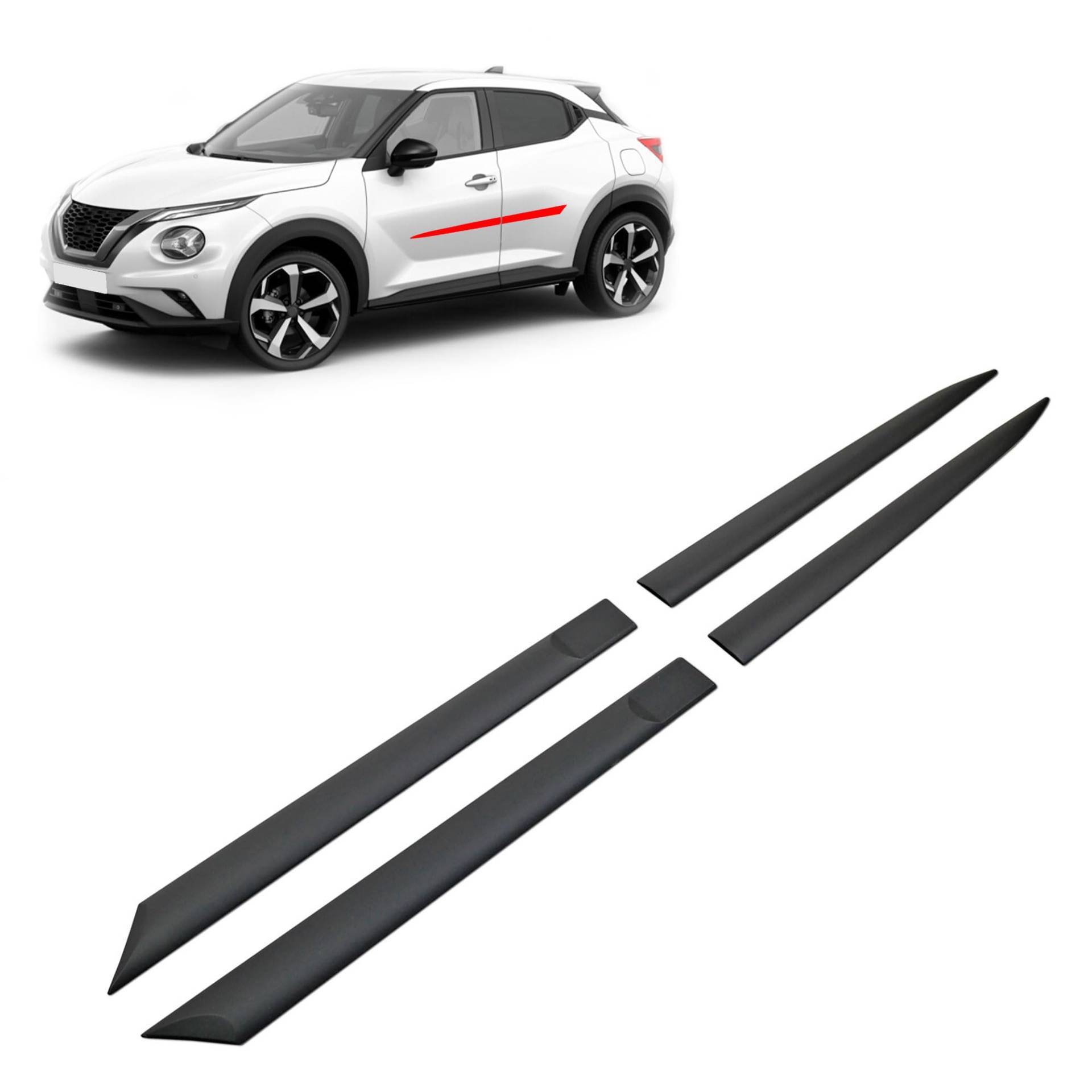 CHROMEMASTER | Schutzleisten für Autotüren Kompatibel mit Nissan Juke II ab Bj. 2020 | Kunststoff Dekorative Seitenleisten schützen Lack und Fahrzeugtüren vor Kratzer und Beschädigung CHROMEMASTER | Schutzleisten für Autotüren Kompatibel mit Nissan Juke II ab Bj. 2020 | Kunststoff Dekorative Seitenleisten schützen Lack und Fahrzeugtüren vor Kratzer und Beschädigung von CHROMEMASTER