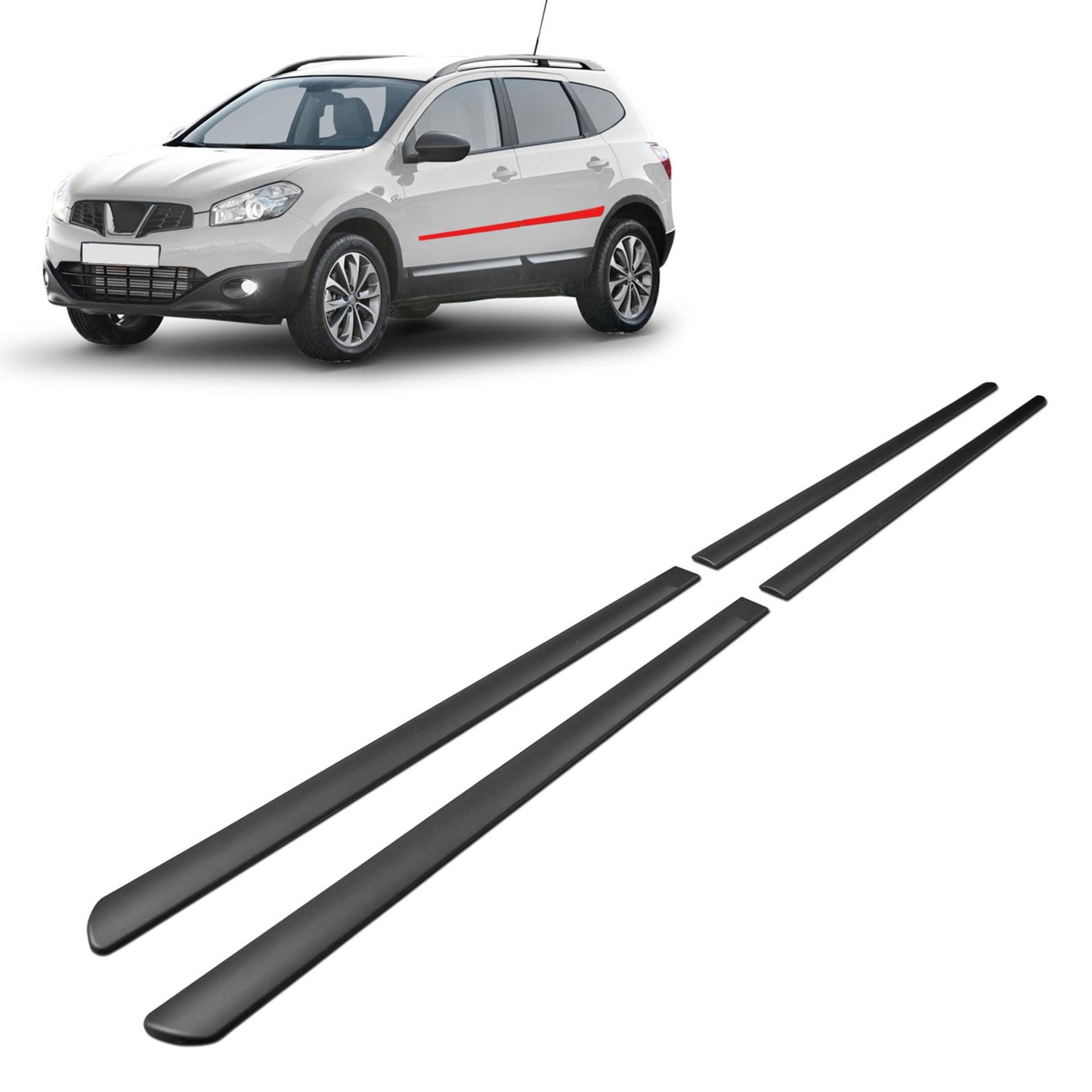 CHROMEMASTER | Schutzleisten für Autotüren Kompatibel mit Nissan Qashqai+2 NJ10 2009-2013 | Kunststoff Dekorative Seitenleisten schützen Lack und Fahrzeugtüren vor Kratzer und Beschädigung CHROMEMASTER | Schutzleisten für Autotüren Kompatibel mit Nissan Qashqai+2 NJ10 2009-2013 | Kunststoff Dekorative Seitenleisten schützen Lack und Fahrzeugtüren vor Kratzer und Beschädigung von CHROMEMASTER
