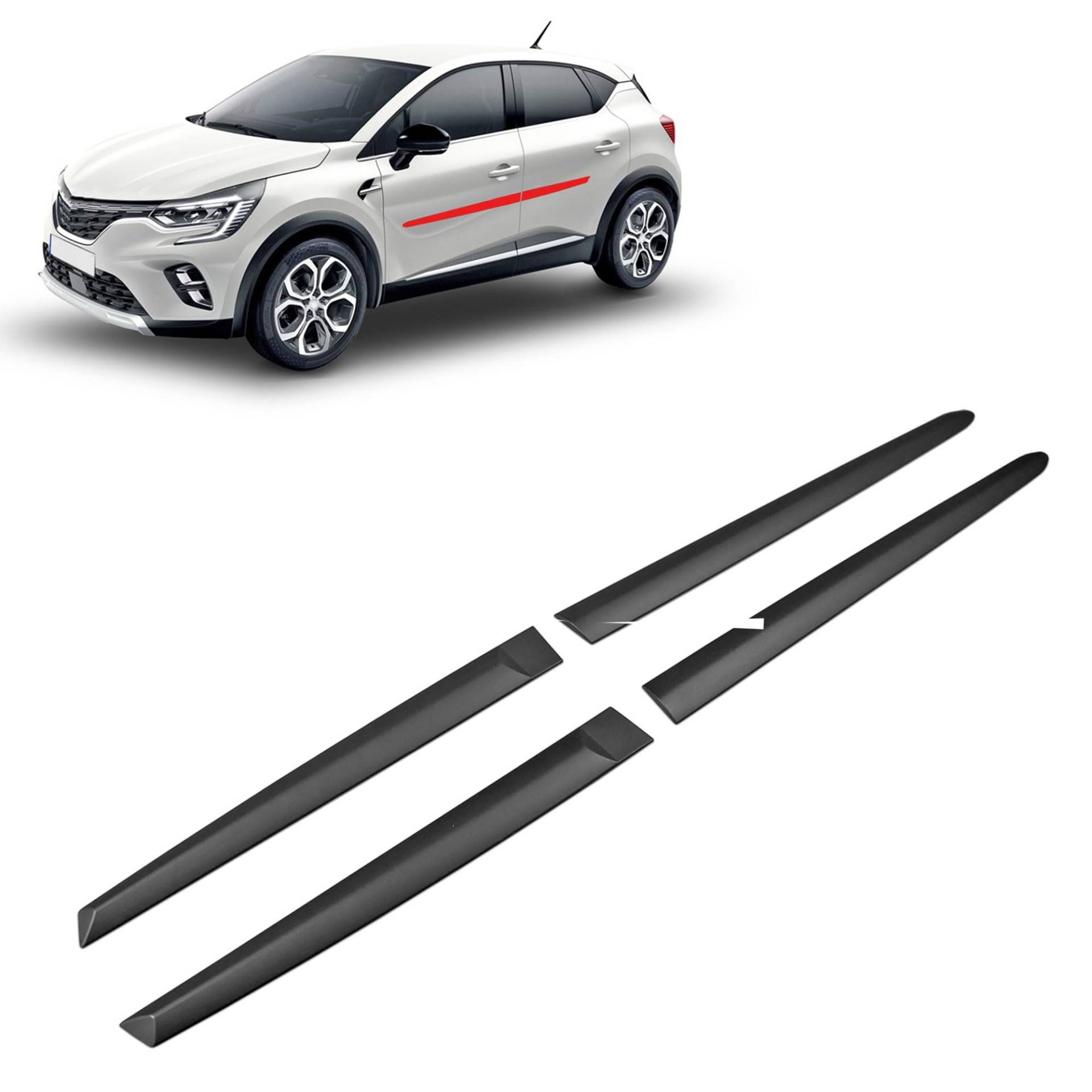 CHROMEMASTER | Schutzleisten für Autotüren Kompatibel mit Renault Captur II ab Bj. 2019 | Kunststoff Dekorative Seitenleisten schützen Lack und Fahrzeugtüren vor Kratzer und Beschädigung CHROMEMASTER | Schutzleisten für Autotüren Kompatibel mit Renault Captur II ab Bj. 2019 | Kunststoff Dekorative Seitenleisten schützen Lack und Fahrzeugtüren vor Kratzer und Beschädigung von CHROMEMASTER