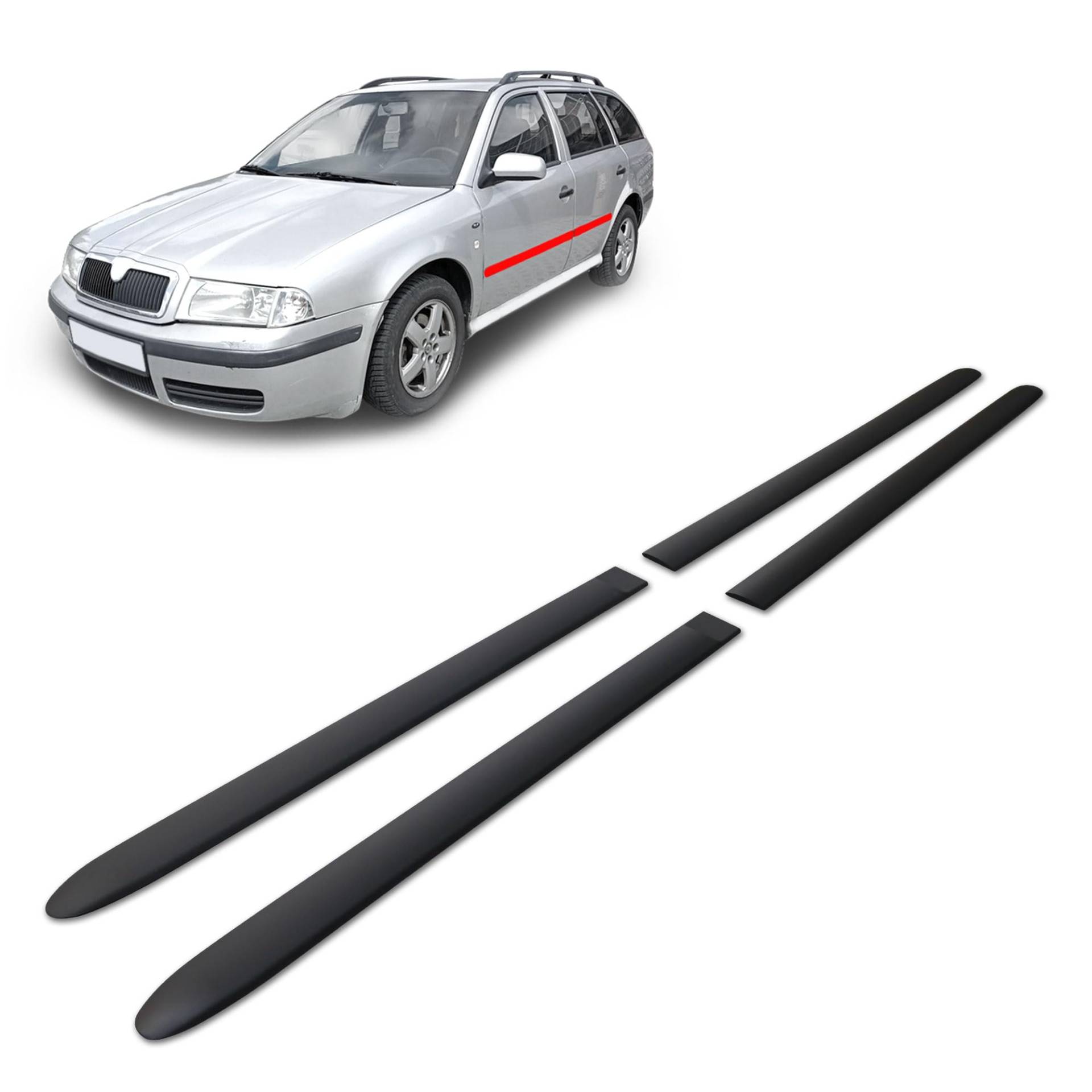 CHROMEMASTER | Schutzleisten für Autotüren Kompatibel mit Skoda Octavia I Kombi/Hatchback 1996-2010 | Kunststoff Dekorative Seitenleisten schützen Lack und Fahrzeugtüren vor Kratzer und Beschädigung CHROMEMASTER | Schutzleisten für Autotüren Kompatibel mit Skoda Octavia I Kombi/Hatchback 1996-2010 | Kunststoff Dekorative Seitenleisten schützen Lack und Fahrzeugtüren vor Kratzer und Beschädigung von CHROMEMASTER