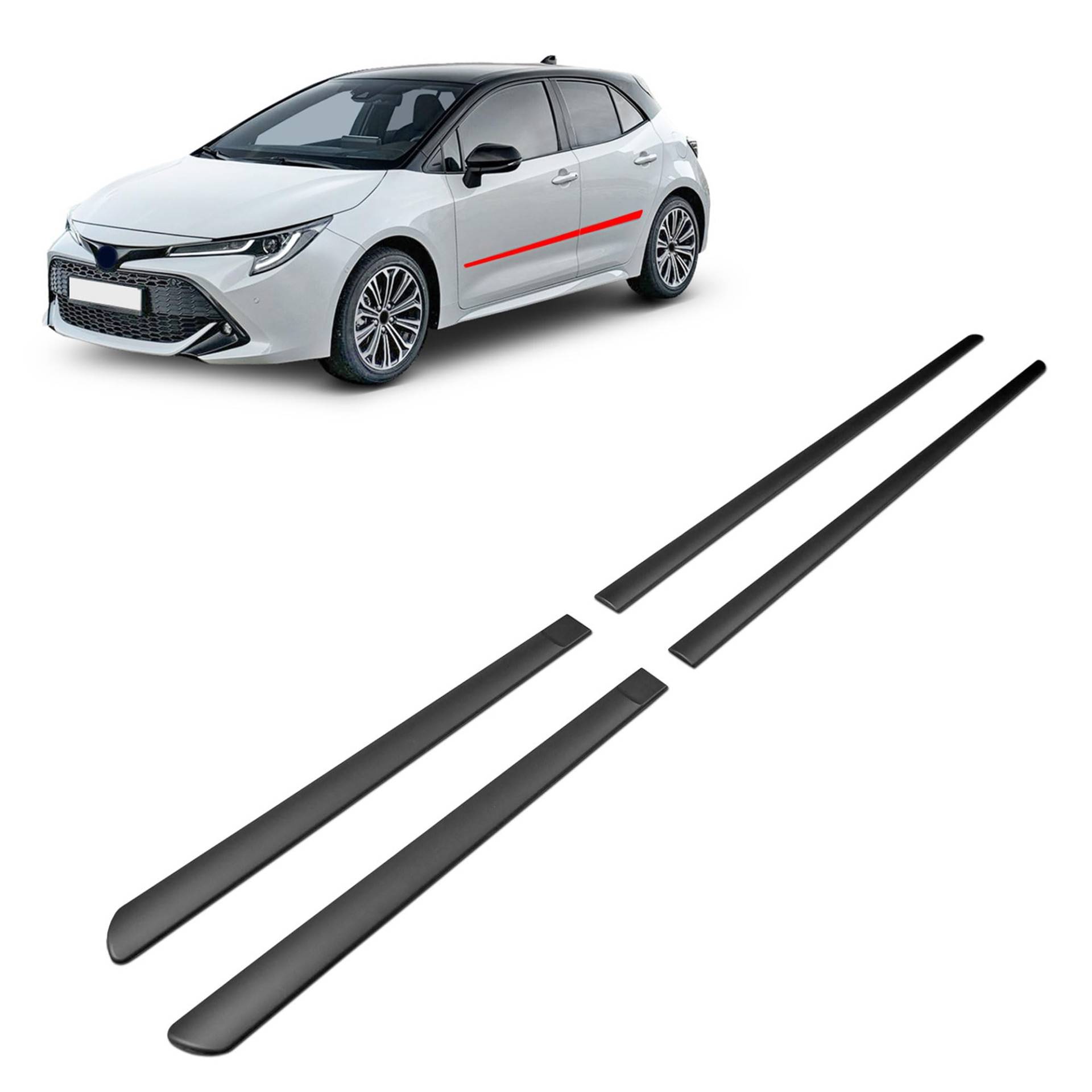 CHROMEMASTER | Schutzleisten für Autotüren Kompatibel mit Toyota Corolla Hatchback 2019- | Dekorative Seitenleisten schützen Lack und Fahrzeugtüren vor Kratzer und Beschädigung CHROMEMASTER | Schutzleisten für Autotüren Kompatibel mit Toyota Corolla Hatchback 2019- | Dekorative Seitenleisten schützen Lack und Fahrzeugtüren vor Kratzer und Beschädigung von CHROMEMASTER