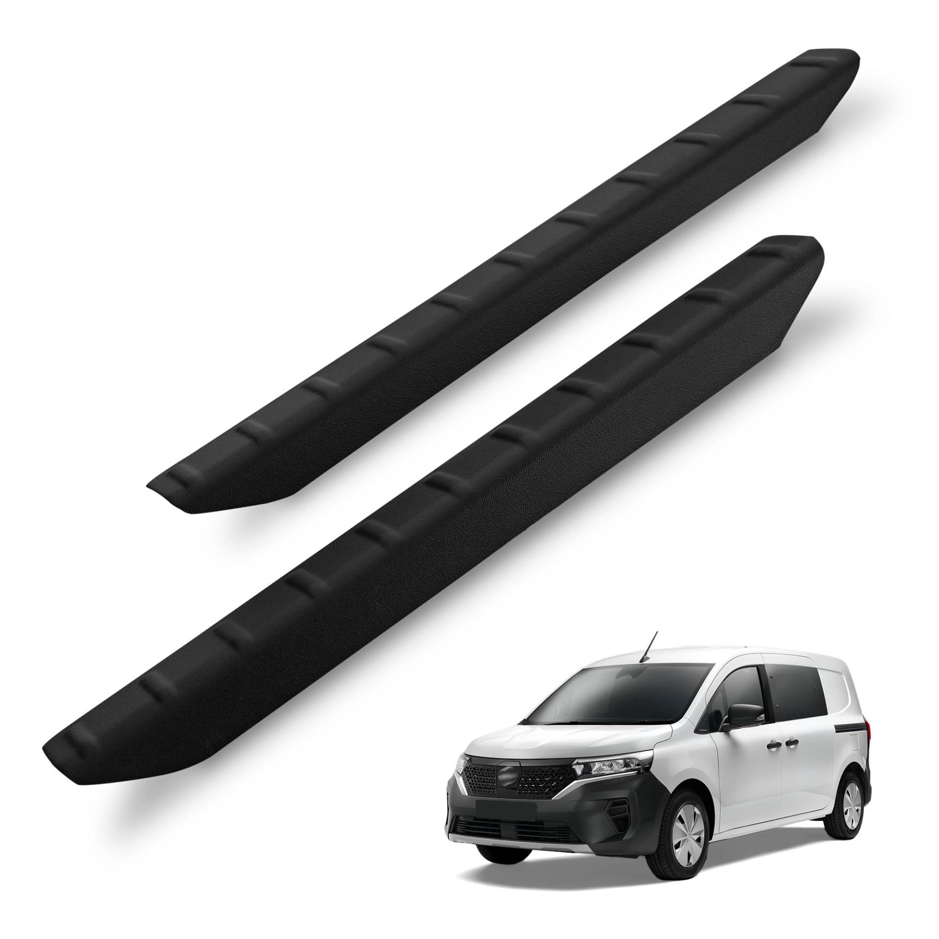 CHROMEMASTER | Zubehör, Einstiegsleisten Kompatibel mit Nissan Townstar 2022+ | ABS-Kunststoff, Matt, Schwarz; Menge: 2 Stk. | Schützen Türschwellen und den Lack Deines Autos vor Beschädigung CHROMEMASTER | Zubehör, Einstiegsleisten Kompatibel mit Nissan Townstar 2022+ | ABS-Kunststoff, Matt, Schwarz; Menge: 2 Stk. | Schützen Türschwellen und den Lack Deines Autos vor Beschädigung von CHROMEMASTER