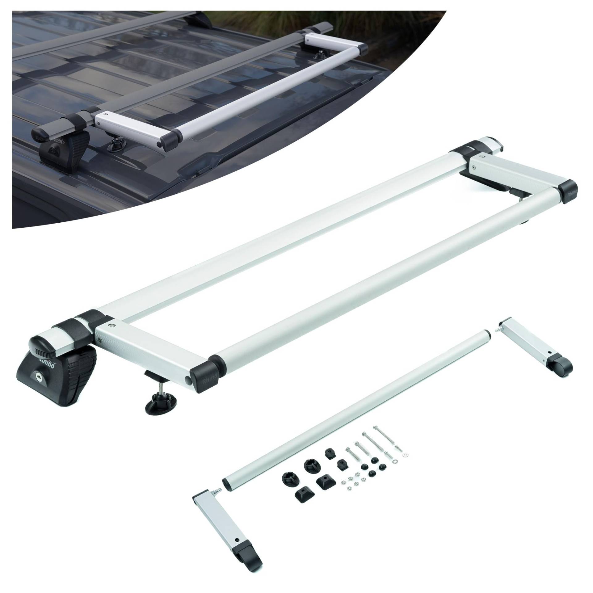 Rhino KammRoller Kompatibel mit Ford Transit Custom 2013-2023 L1H1/L2H1 | Heckrolle für Dachgepäckträger; Laderolle für KammBar-Dachträgersystem; Ladehilferolle, Laderollensystem für Dachträger; Alu Rhino KammRoller Kompatibel mit Ford Transit Custom 2013-2023 L1H1/L2H1 | Heckrolle für Dachgepäckträger; Laderolle für KammBar-Dachträgersystem; Ladehilferolle, Laderollensystem für Dachträger; Alu von CHROMEMASTER