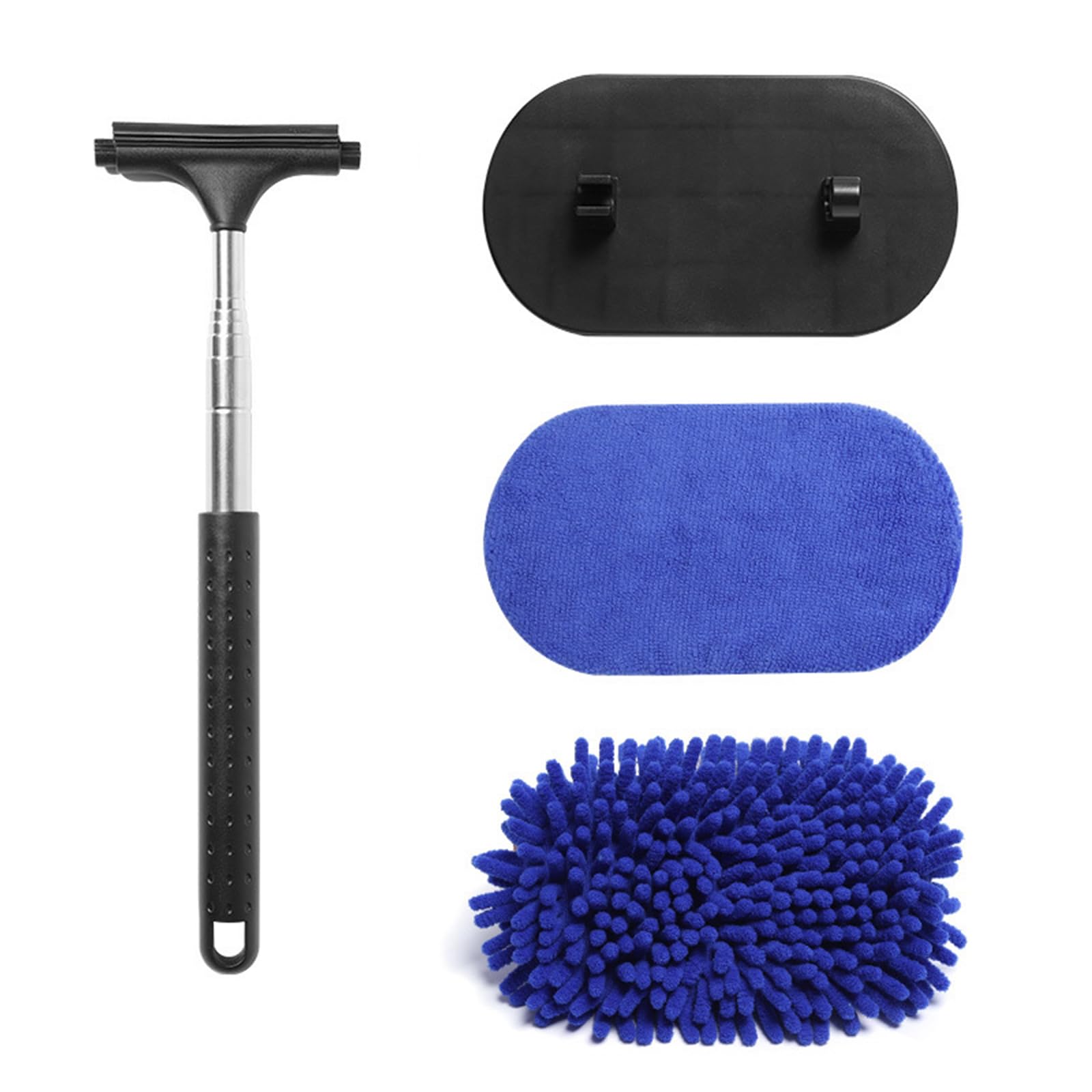 CHSEROK Windschutzscheiben Reiniger Innen, 3-in-1-Fensterputzer Set, Teleskop-Windschutzscheiben Reiniger, 180° Drehbar, für Reinigen von Autos, Entnebeln und Wischen Rückspiegeln CHSEROK Windschutzscheiben Reiniger Innen, 3-in-1-Fensterputzer Set, Teleskop-Windschutzscheiben Reiniger, 180° Drehbar, für Reinigen von Autos, Entnebeln und Wischen Rückspiegeln von CHSEROK