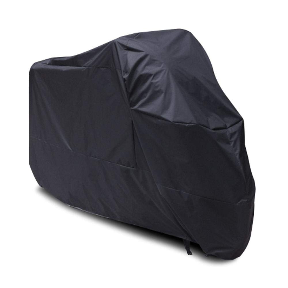Motorradabdeckung, Motorradabdeckung, Ultra Classic Road Touring Sportster Bikes Abdeckung (Ganz Schwarz, XL 245x105x125 cm)(All Black,XL 245x105x125 cm) von CHUDOU