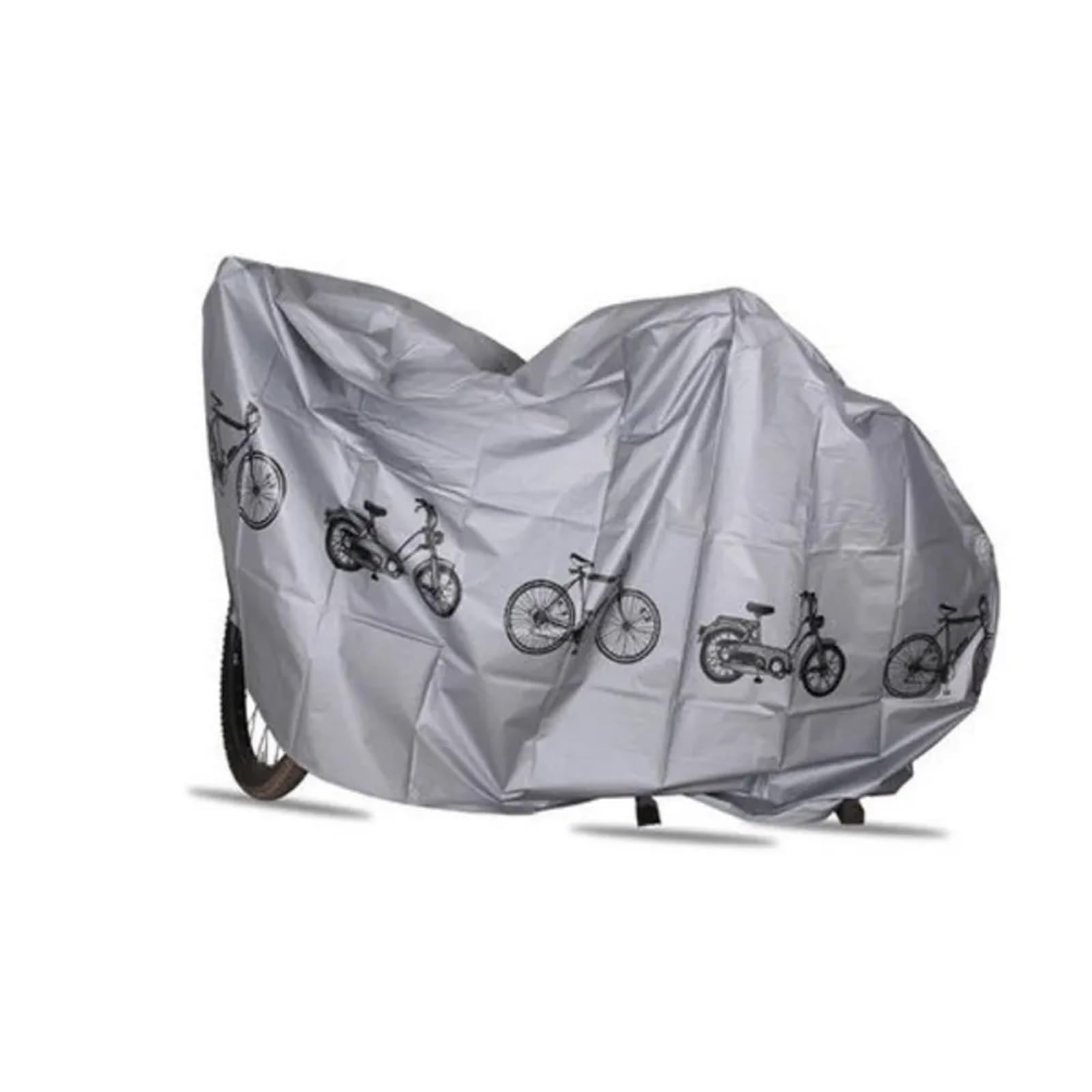 Motorradabdeckung, Motorradabdeckungen, staubdicht, for den Innen- und Außenbereich, Regenschutz, Mantel for Fahrrad, Roller, Zubehör, Moto (grau)(Gray) von CHUDOU
