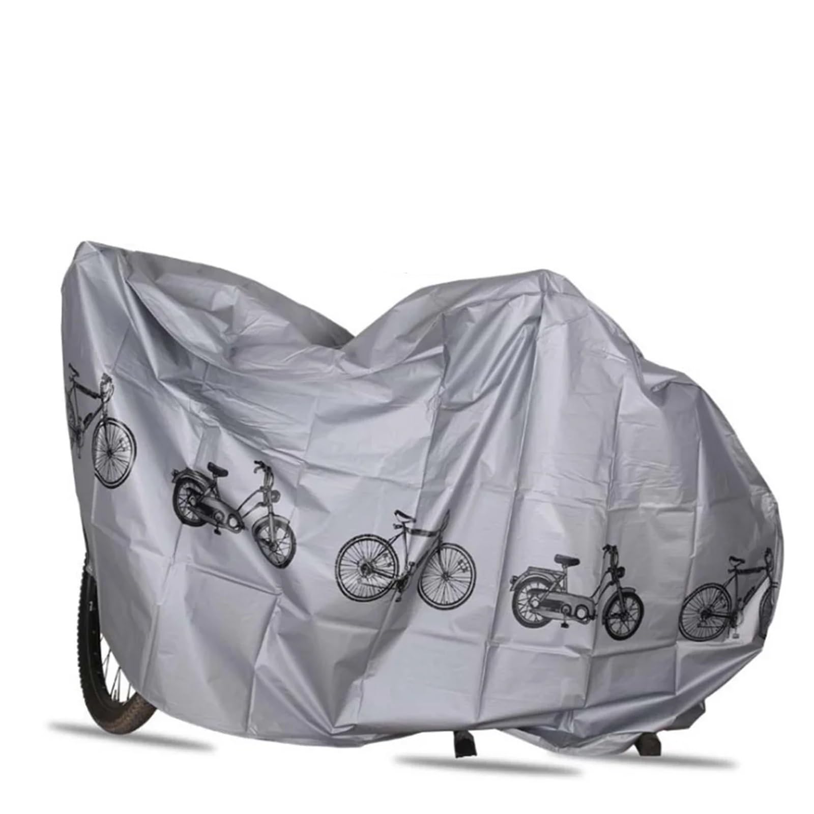 Motorradabdeckung, wasserdichte Fahrradabdeckung for den Außenbereich, UV-Schutz, Mountainbike-Fahrradhülle for das Fahrrad, verhindert Regen, Fahrradabdeckung, Fahrradzubehör (grau)(Gray) von CHUDOU