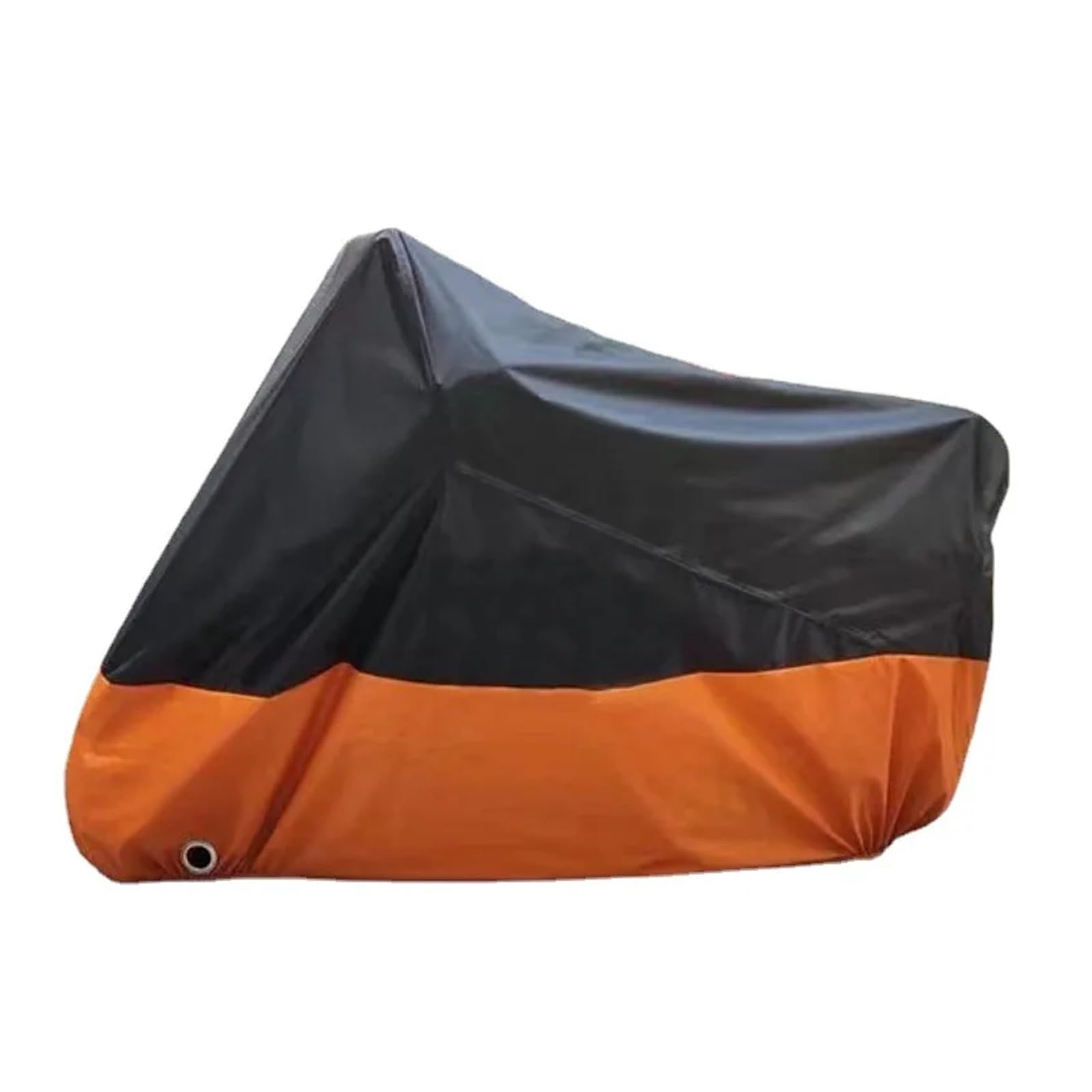 Motorradabdeckung, wasserdichte Motorradabdeckung, Outdoor-Motorrad-Regenbekleidung, UV-Sonnenschutz, Regenstaub, Sonnenschutz, Motorradschutz, 190 t (Schwarz, L)(Orange,4XL) von CHUDOU