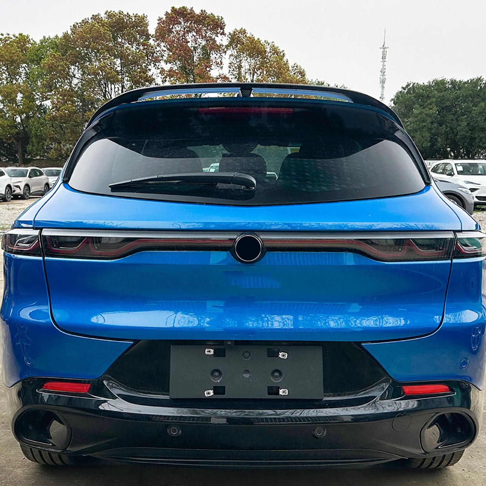 Kompatibel für Alfa Romeo Tonale 2023+, Auto-Heckspoiler, Kofferraumlippe, Heckflügel, Auto-Styling, Außenzubehör, Karosserie-Kit,Black Kompatibel für Alfa Romeo Tonale 2023+, Auto-Heckspoiler, Kofferraumlippe, Heckflügel, Auto-Styling, Außenzubehör, Karosserie-Kit,Black von CHYPAAK