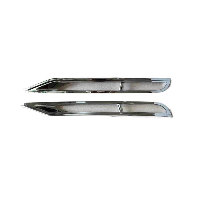 CIATRE Autoteile KüHlergrill Für VW Für Phaeton 2011-2013 Auto Front Stoßstange Nebel Licht Lampe Grill Gitter (Farbe : 1 Pair Silver) von CIATRE