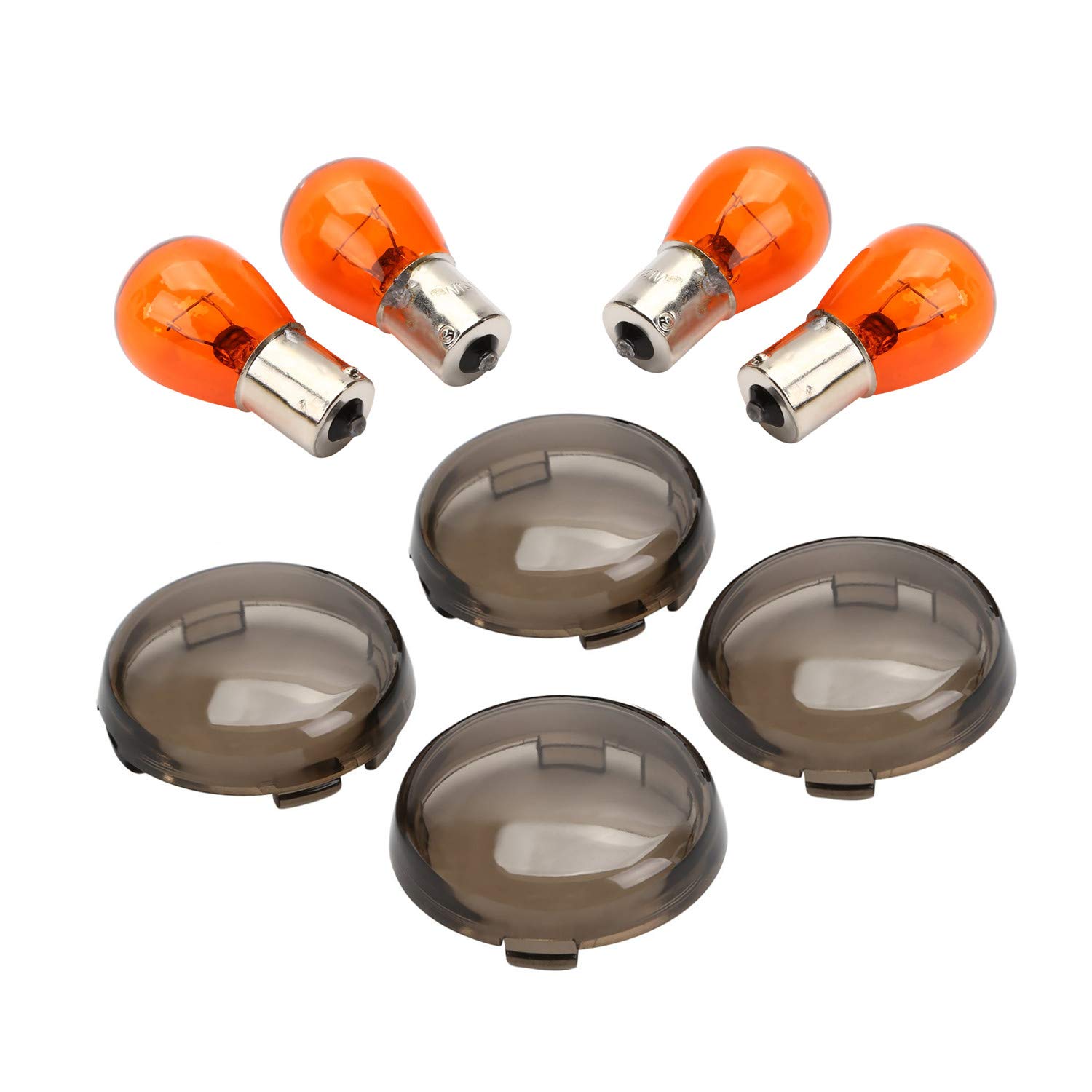 CICMOD 4 Pieces Motorrad Blinker Licht Bernstein Birnes Rauch Objektiv Abdeckungen für Harley Sportster 883 1200 XL XR 2002 Up CICMOD 4 Pieces Motorrad Blinker Licht Bernstein Birnes Rauch Objektiv Abdeckungen für Harley Sportster 883 1200 XL XR 2002 Up von CICMOD