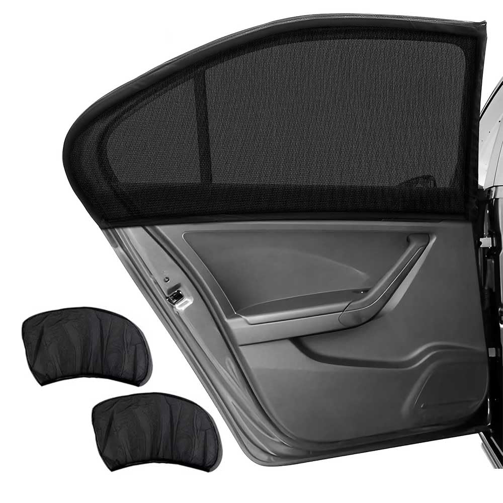 Sonnenschutz Auto mit UV Schutz für BMW 2er Active Tourer 2 (II) U06 I 2021-2024, Dehnbarer Sonnenblende Auto Netz Heckscheibe für Kinder Baby Haustiere Insektenprävention,2 Stück von CIHAQQ