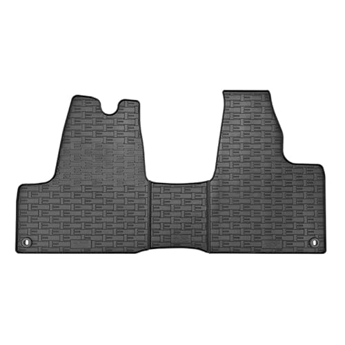 AUTO-STYLE Rubber car mats Set Compatible with Maxus eDeliver 3 (ev-30) 2020- (3-Pieces + Fixing System) von AUTO-STYLE