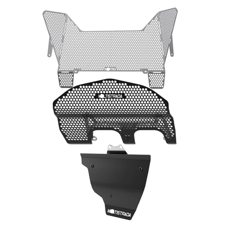 Wassertank Kühlergrill Motorrad Kühler Schutz Abdeckung Öl Wasser Kühler Grill Schutz FÜR Duc&ati Multistrada V4 Pikes Peak Multistrada V4/V4S Sport von CIQICLVI