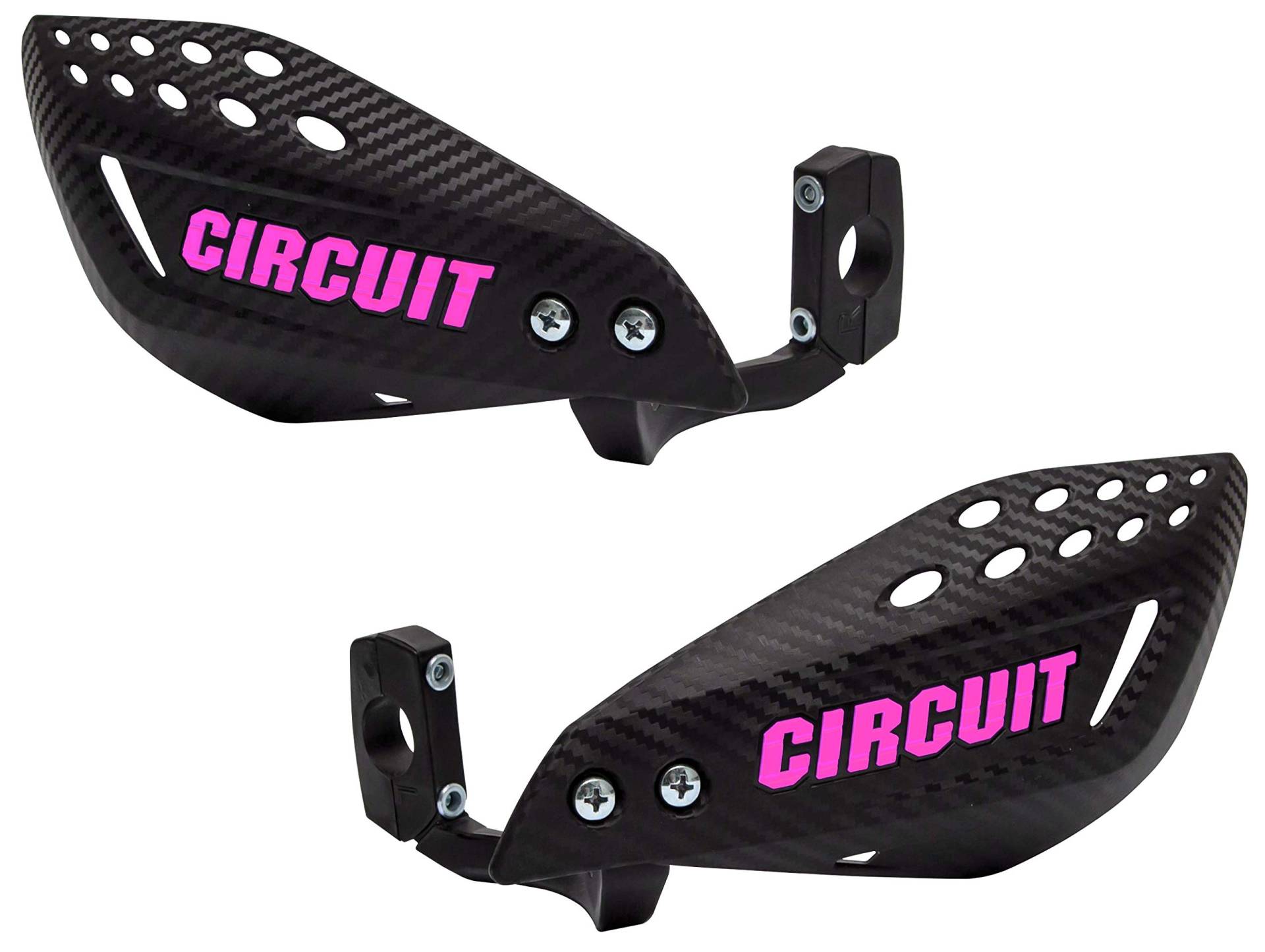 CIRCUIT Equipment PM061-2DY Handschutzer Vector, Schwarz/Pink von CIRCUIT Equipment