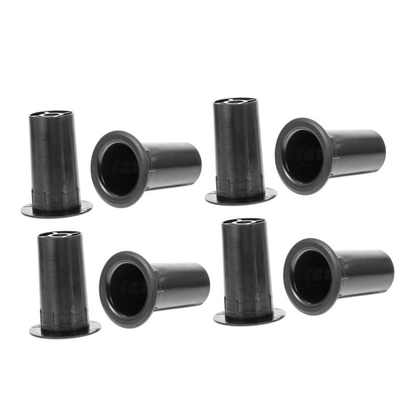 CIYODO 8 Stück Schallschlauch Für Lautsprecher Röhren Loch Hoch Auslauf Subwoofer-anschlussrohr Teile Bass Mit Hafen Ersatz Sprecherlüftungsöffnungen Montieren Abs Black von CIYODO