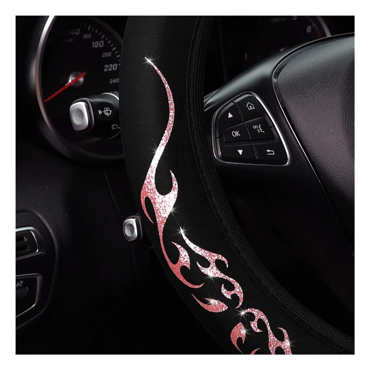 CJHGD Auto-Lenkradabdeckungen Flame Totem Dynamic Stoff Auto ohne Innenring Lenkradbezug passend für 145-15 Zoll Automobilzubehör CJHGD Auto-Lenkradabdeckungen Flame Totem Dynamic Stoff Auto ohne Innenring Lenkradbezug passend für 145-15 Zoll Automobilzubehör von CJHGD