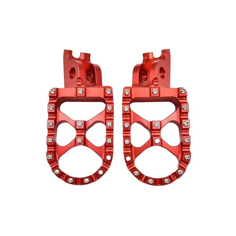 Motorrad Fußschemel Motorrad Fußstütze Fußrasten Fußrasten stützen Pedal Für KX250 KX450 KX250F KX450F KX250X KX450X KLX450R 2007-2023 von CJHGD