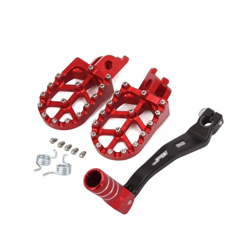 Motorrad Fußschemel Motorrad-Getriebeschaltung Fußhebel Pegs Rest Fußstützen Pedale Fußrasten Für CRF250L CRF250M CRF250L CRF300L 2013-2021 von CJHGD