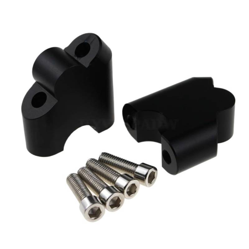 Motorrad Riser Lenke 7/8 "22mm Motorrad Lenker Riser Drag Griff Bar Clamp Verlängern Adapter CNC FÜR V-Strom DL250 DL650 DL1000 DL1050XT von CJHGD