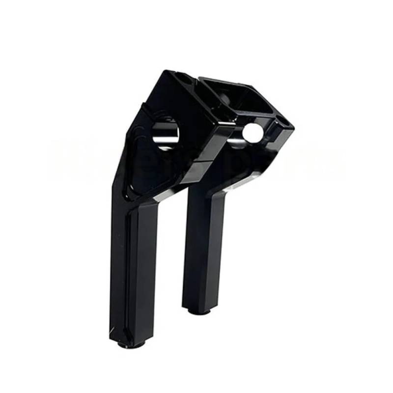 Motorrad Riser Lenke Motorrad 6" 8" 10" Hoher Lenker Riser Schwarz Rot Für Street Bob Breakout Low Rider ST 2018-2023 von CJHGD