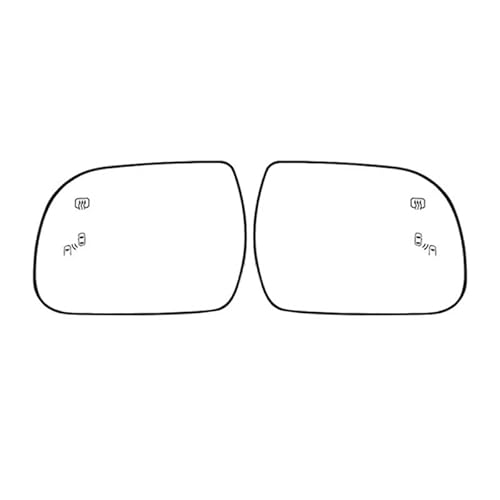 Spiegelglas Ersatzspiegelglas Außenspiegel Auto-Rückspiegel-Zubehör Für Sienna 2011–2019, Seitenspiegelglas, Rückspiegellinse Spiegelglas Ersatzspiegelglas Außenspiegel Auto-Rückspiegel-Zubehör Für Sienna 2011–2019, Seitenspiegelglas, Rückspiegellinse von CJHGD