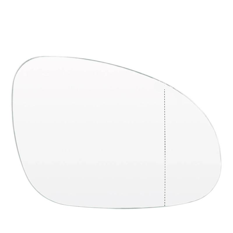 Spiegelglas Ersatzspiegelglas Außenspiegel Auto Seite Rückspiegel Flügel Spiegel Weiß Glas Für Golf 5 Für MK5 Für Passat Für B6 2006-2009 rückansicht von CJHGD