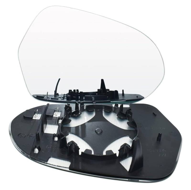 Außenspiegel Glas mit Trägerplatte Beheizt für Audi A6 2011-2015 2016 2017 2018, Links Rechts Tür Beheizbar Spiegelglas Ersatz Auto Zubehör,Right von CJJNFDC