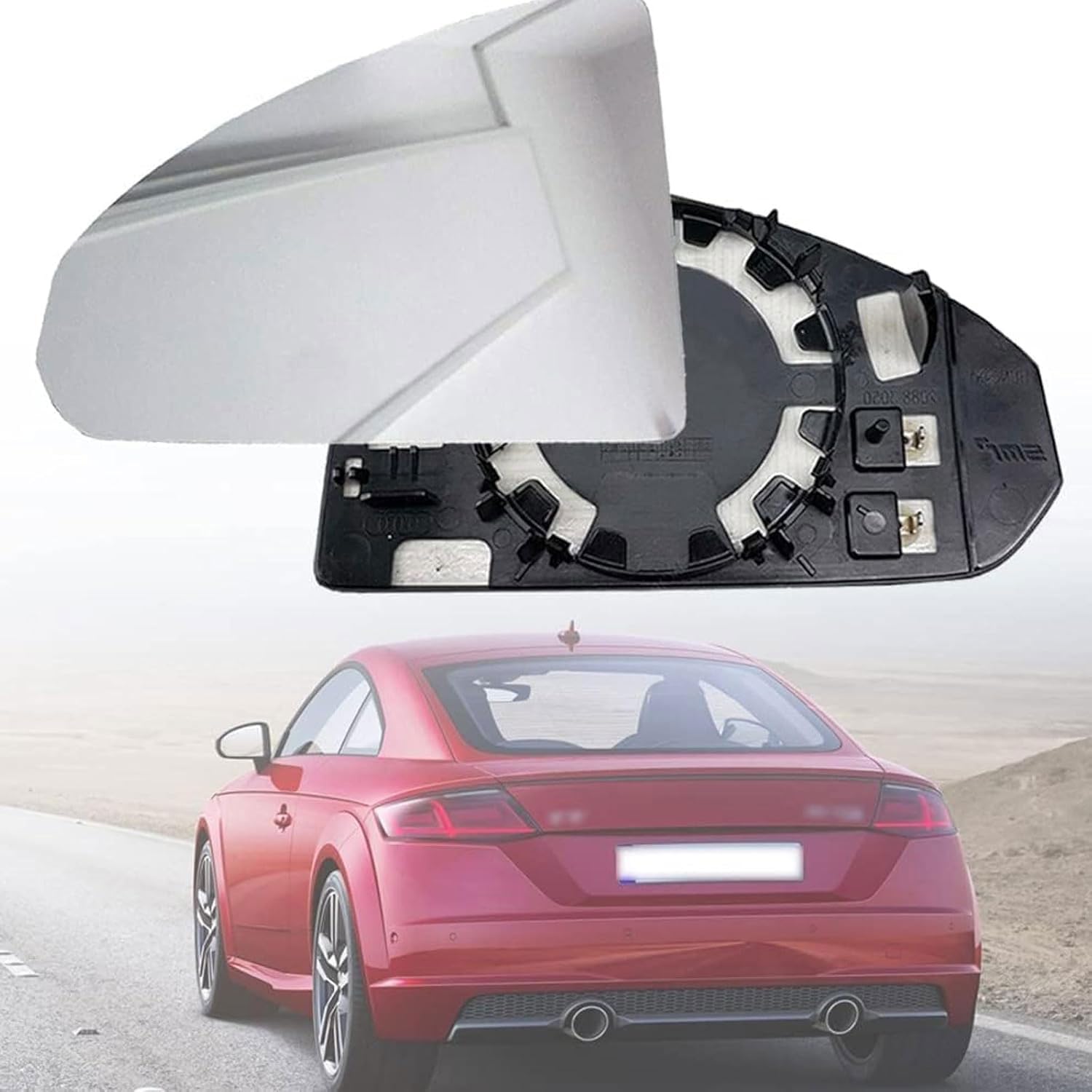Außenspiegel Glas mit Trägerplatte Beheizt für Audi TT 2015-2018 2019 2020 2021, Links Rechts Tür Beheizbar Spiegelglas Ersatz Auto Zubehör,Left Außenspiegel Glas mit Trägerplatte Beheizt für Audi TT 2015-2018 2019 2020 2021, Links Rechts Tür Beheizbar Spiegelglas Ersatz Auto Zubehör,Left von CJJNFDC
