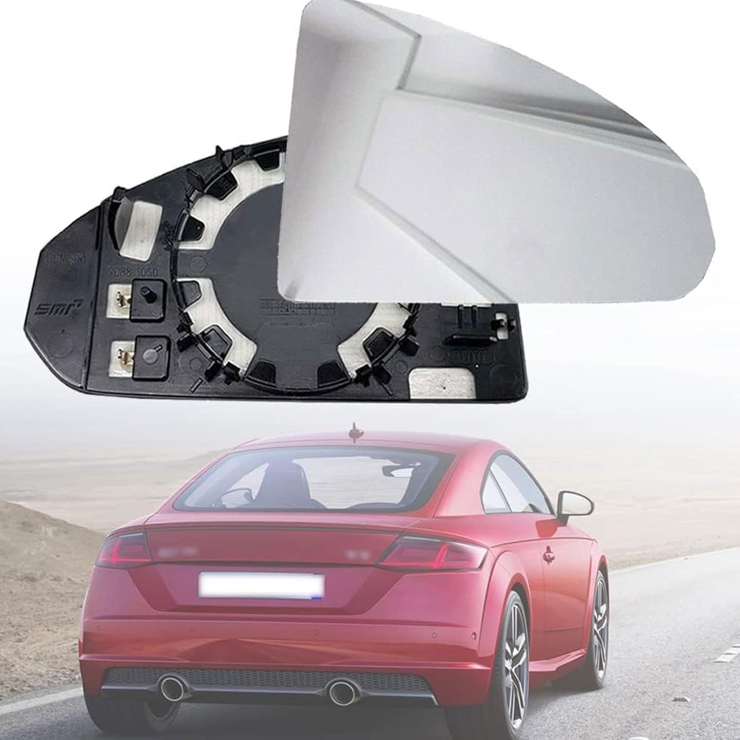 Außenspiegel Glas mit Trägerplatte Beheizt für Audi TT 2015-2018 2019 2020 2021, Links Rechts Tür Beheizbar Spiegelglas Ersatz Auto Zubehör,Right Außenspiegel Glas mit Trägerplatte Beheizt für Audi TT 2015-2018 2019 2020 2021, Links Rechts Tür Beheizbar Spiegelglas Ersatz Auto Zubehör,Right von CJJNFDC