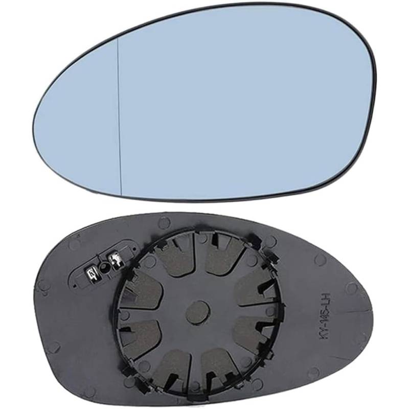 Außenspiegel Glas mit Trägerplatte Beheizt für BMW 1 Series E81/E87/E82/E88 2004-2009, Links Rechts Tür Beheizbar Spiegelglas Ersatz Auto Zubehör,Left von CJJNFDC