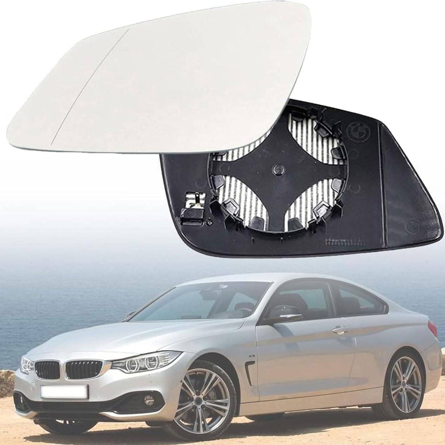 Außenspiegel Glas mit Trägerplatte Beheizt für BMW 4 Serie F33 Convertible 2013-2018 2019 2020, Links Rechts Tür Beheizbar Spiegelglas Ersatz Auto Zubehör,Left Außenspiegel Glas mit Trägerplatte Beheizt für BMW 4 Serie F33 Convertible 2013-2018 2019 2020, Links Rechts Tür Beheizbar Spiegelglas Ersatz Auto Zubehör,Left von CJJNFDC