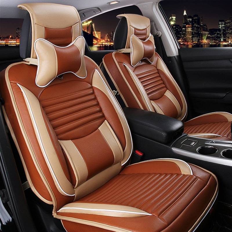 CJMPZKVRY Universal-Leder-Auto-Styling-Innenausstattung, wasserdichter Sitzbezug-Schutz, kompatibel mit Great Wall M1 M2 M4 Hover H3 X200 Hover(Black) von CJMPZKVRY
