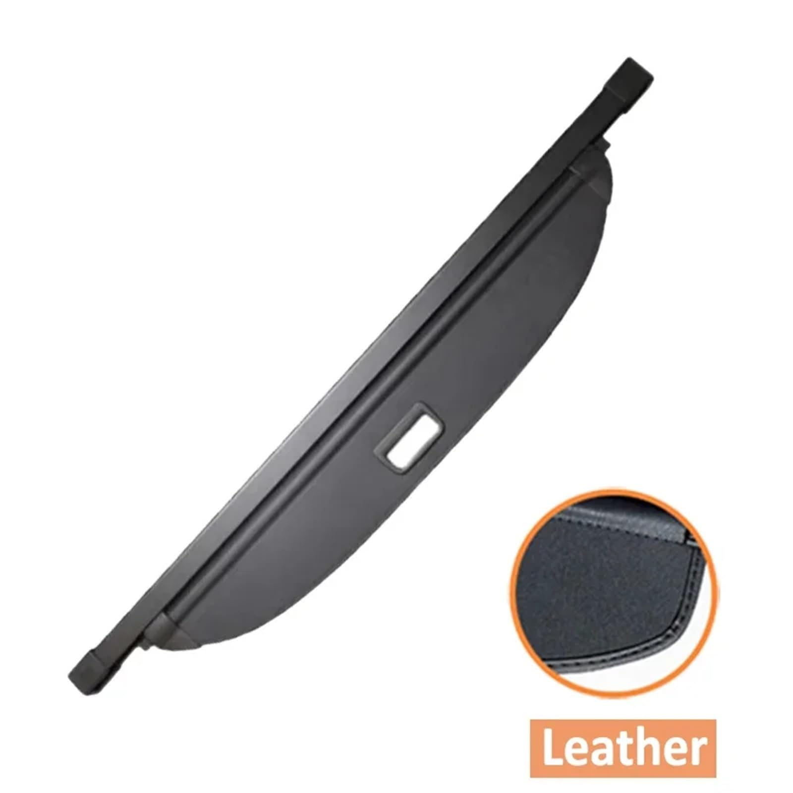 Kofferraumabdeckung, kompatibel mit Hyundai Santa Fe 2024 2025 MX5 MK5, Aufbewahrungspartition, Sichtschutzvorhang, Innenraumwerkzeuge, Teile, Zubehör(Leather) von CJMPZKVRY
