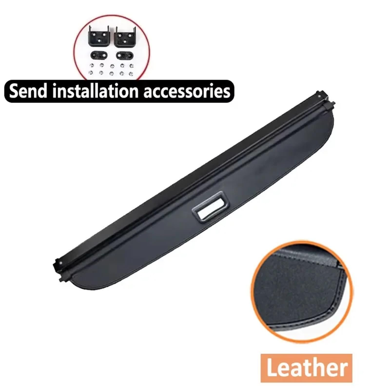 Kofferraumabdeckung Kompatibel mit Kia Sportage NQ5 LWB 2023 2024 2025, Aufbewahrungstrennwand, Kofferraum-Sichtschutzvorhang, Innenzubehör(Leather) von CJMPZKVRY