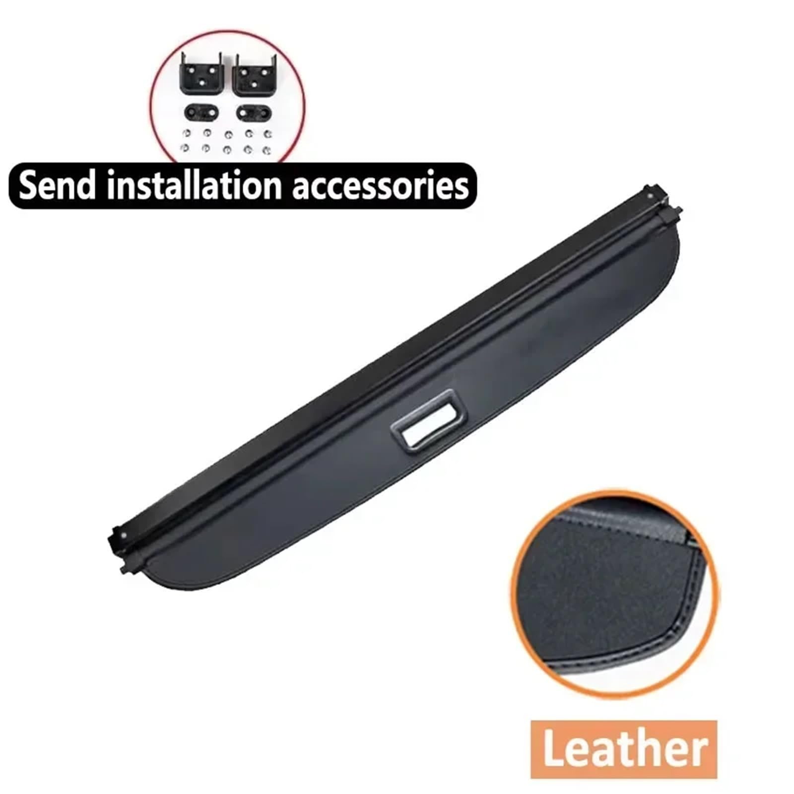 Kofferraumabdeckung Kompatibel mit Toyota C-HR CHR AX20 MK2 2023 2024 2025 Sichtschutzvorhang Aufbewahrungstrennwand Innenzubehör(Leather) von CJMPZKVRY