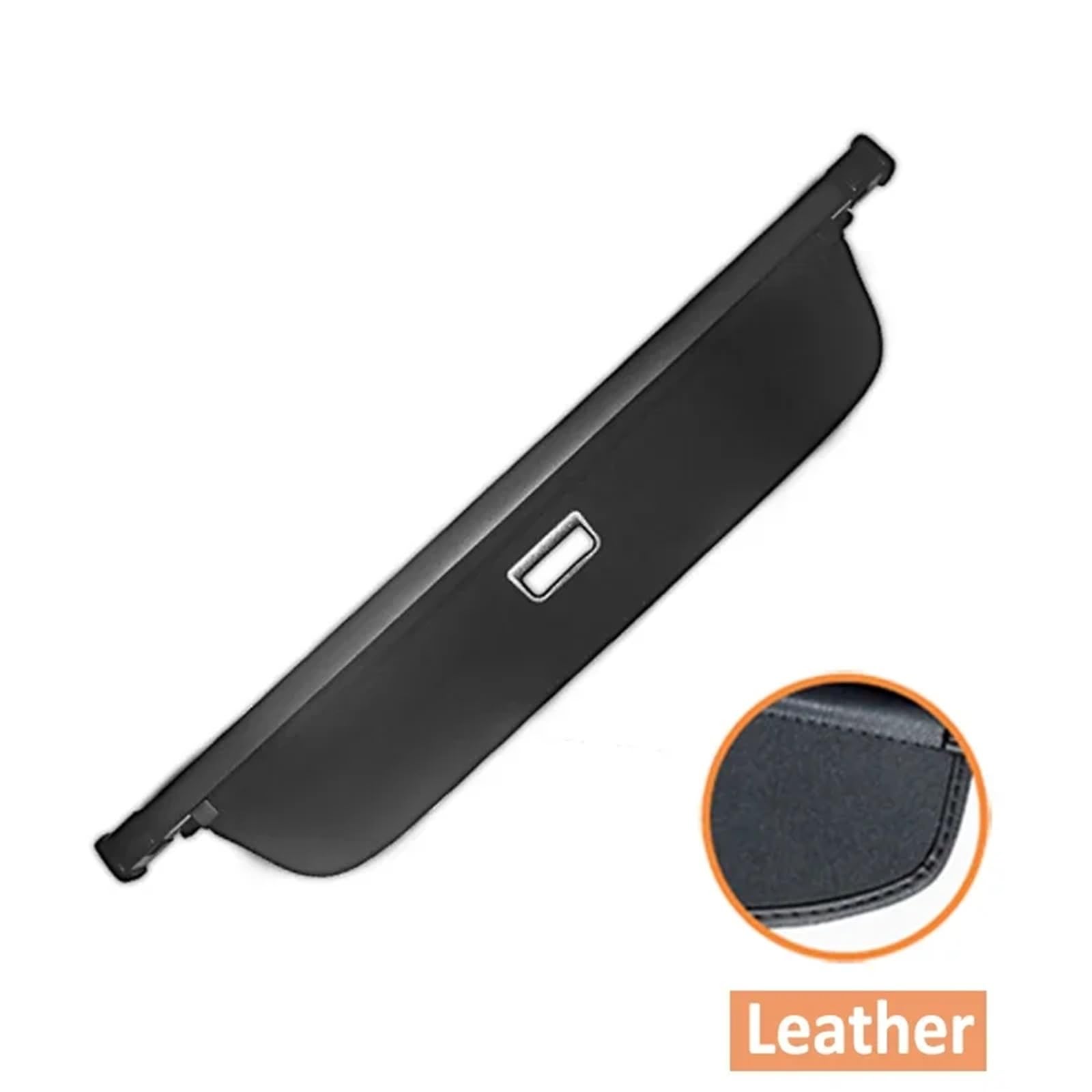Kofferraumabdeckung Kompatibel mit Volvo XC60 MK2 2018~2024 Kofferraum-Sichtschutzvorhang, Aufbewahrungstrennwand, Innenraum-Autozubehör(Leather) von CJMPZKVRY